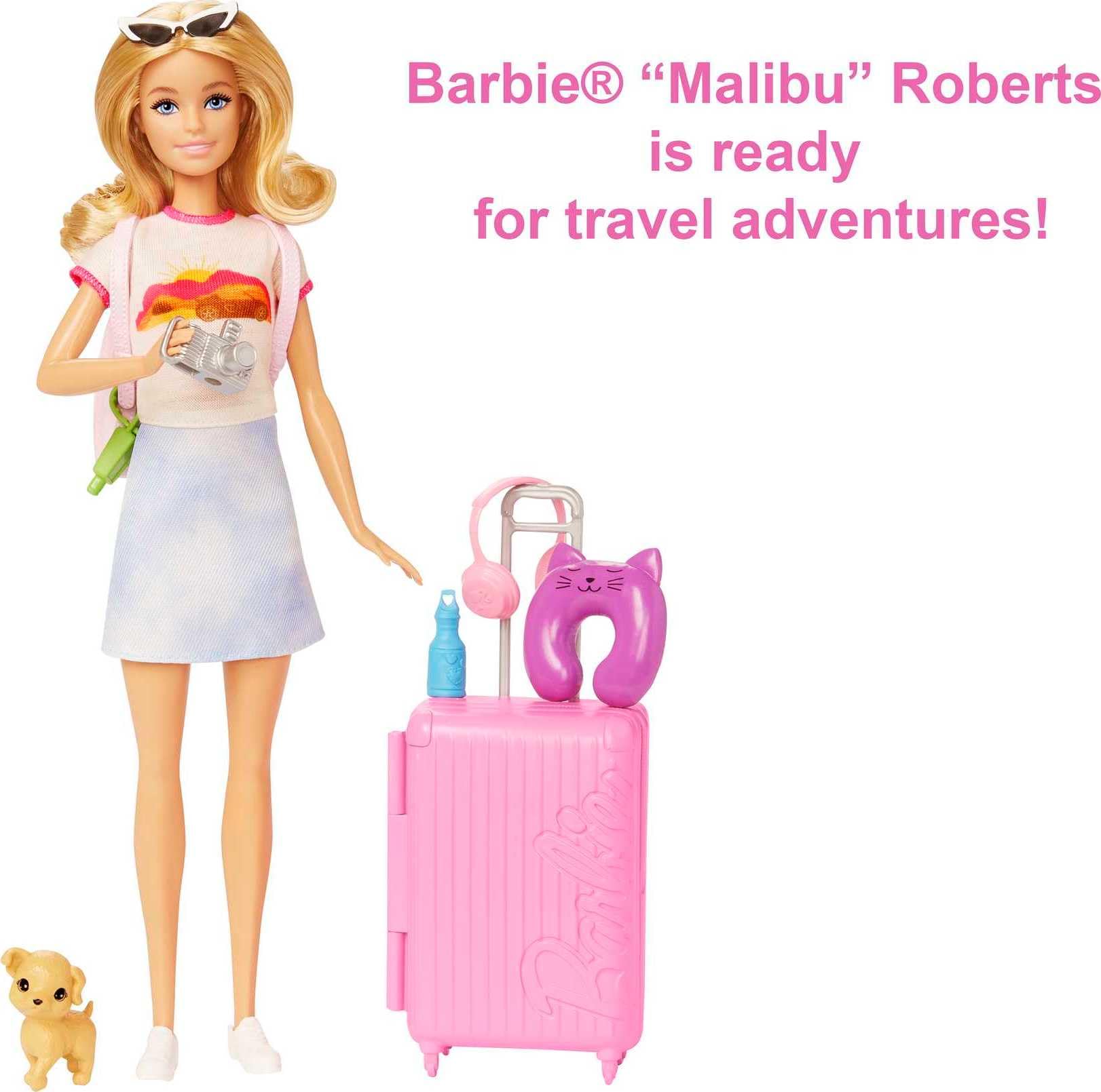 Foto 5 | Set de Barbie Viaje con Accesorios y Cachorro - Venta Internacional