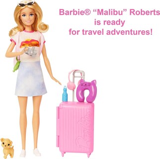Foto 5 | Set de Barbie Viaje con Accesorios y Cachorro - Venta Internacional