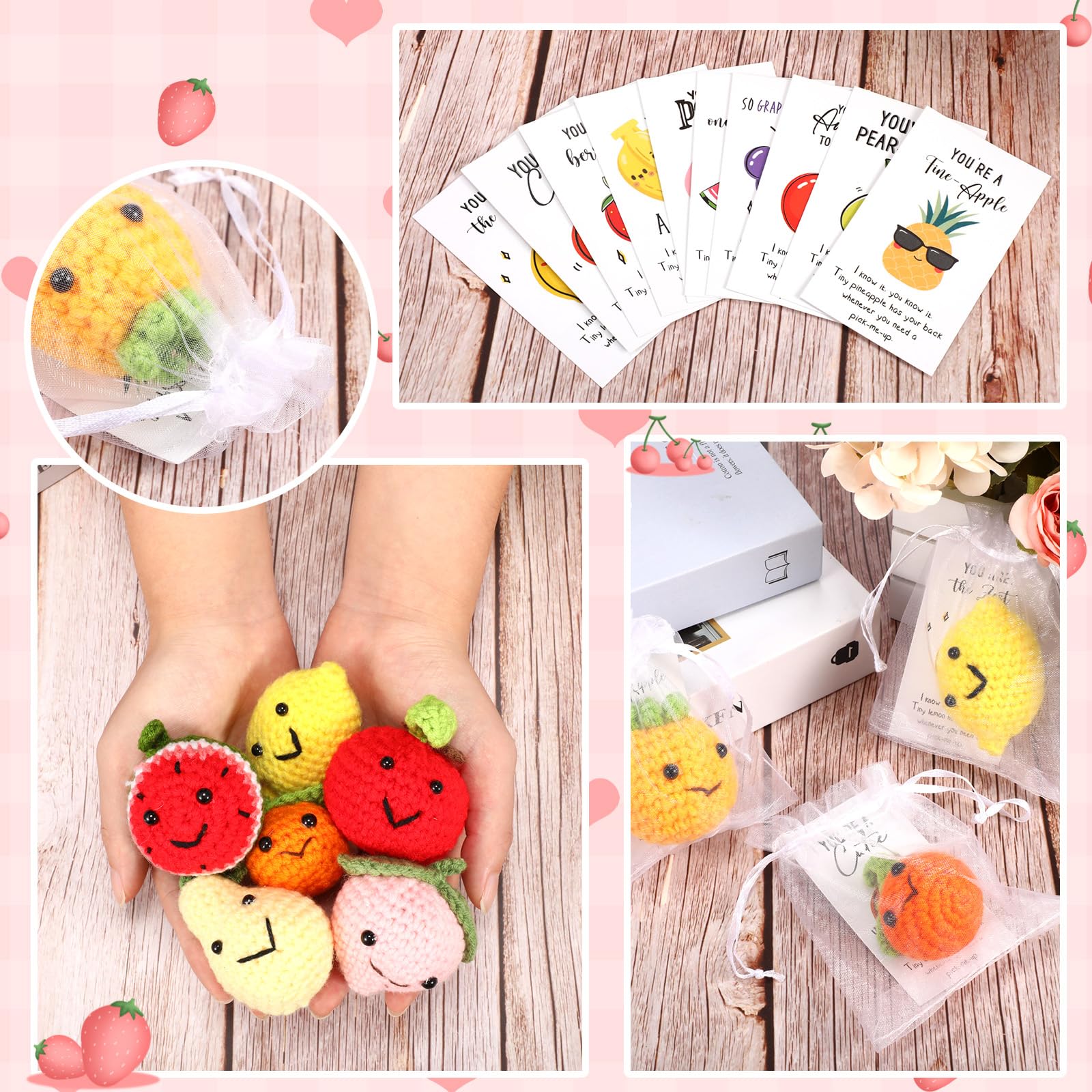 Foto 5 pulgar | Set De Regalo De Juguetes De Frutas Sappy Inspirational Positive, 10 Juegos - Venta Internacional.
