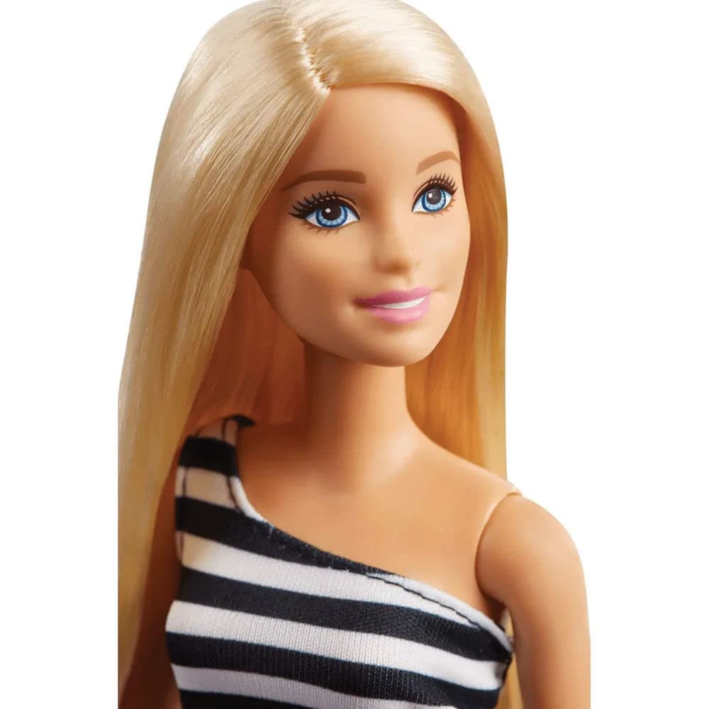 Foto 6 pulgar | Vestido Blanco Y Negro Del 60 Aniversario De Doll Barbie Gjf85 - Venta Internacional.