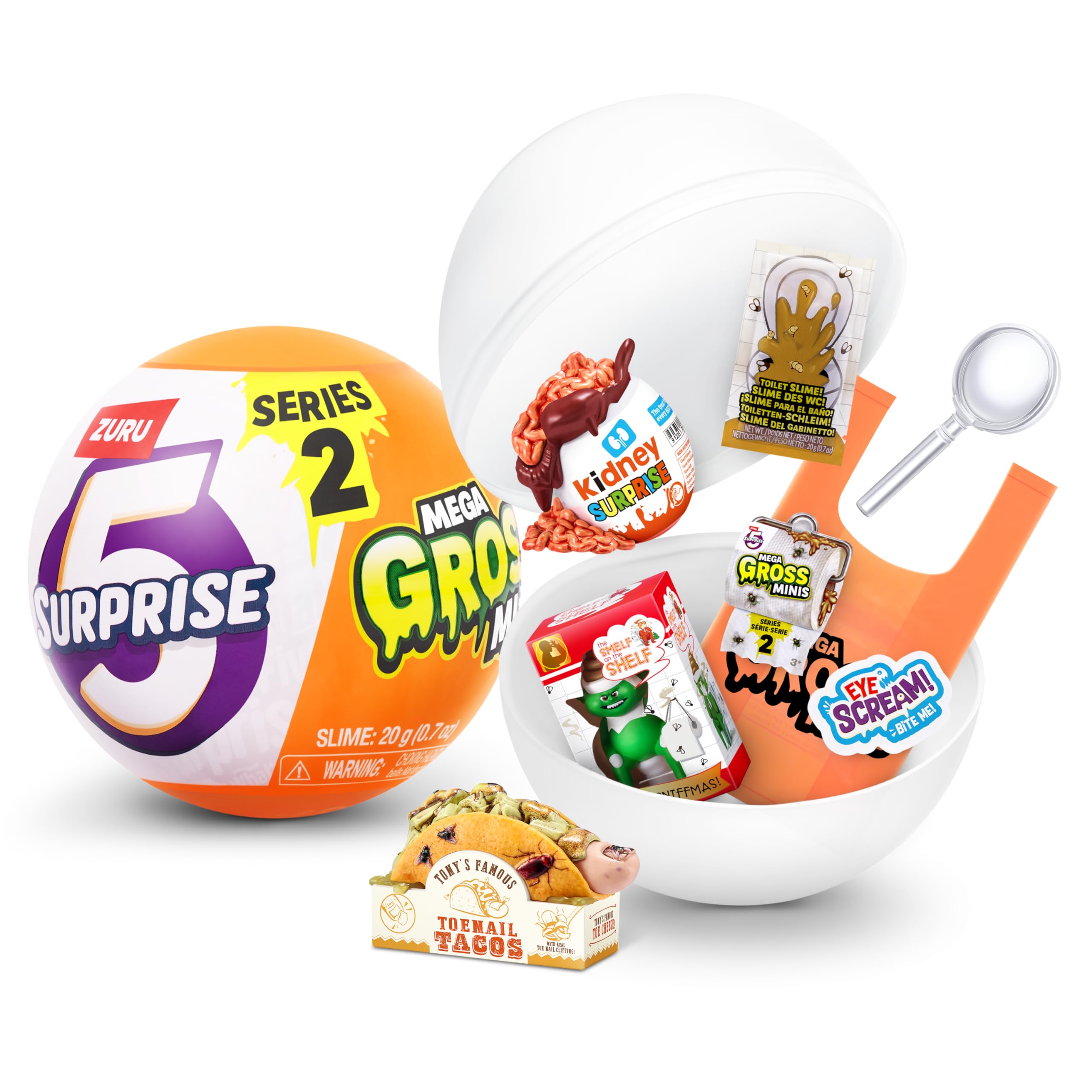 Toy 5 Surprise Mega Gross Minis Series 2 Zuru Para Niños - Venta Internacional.