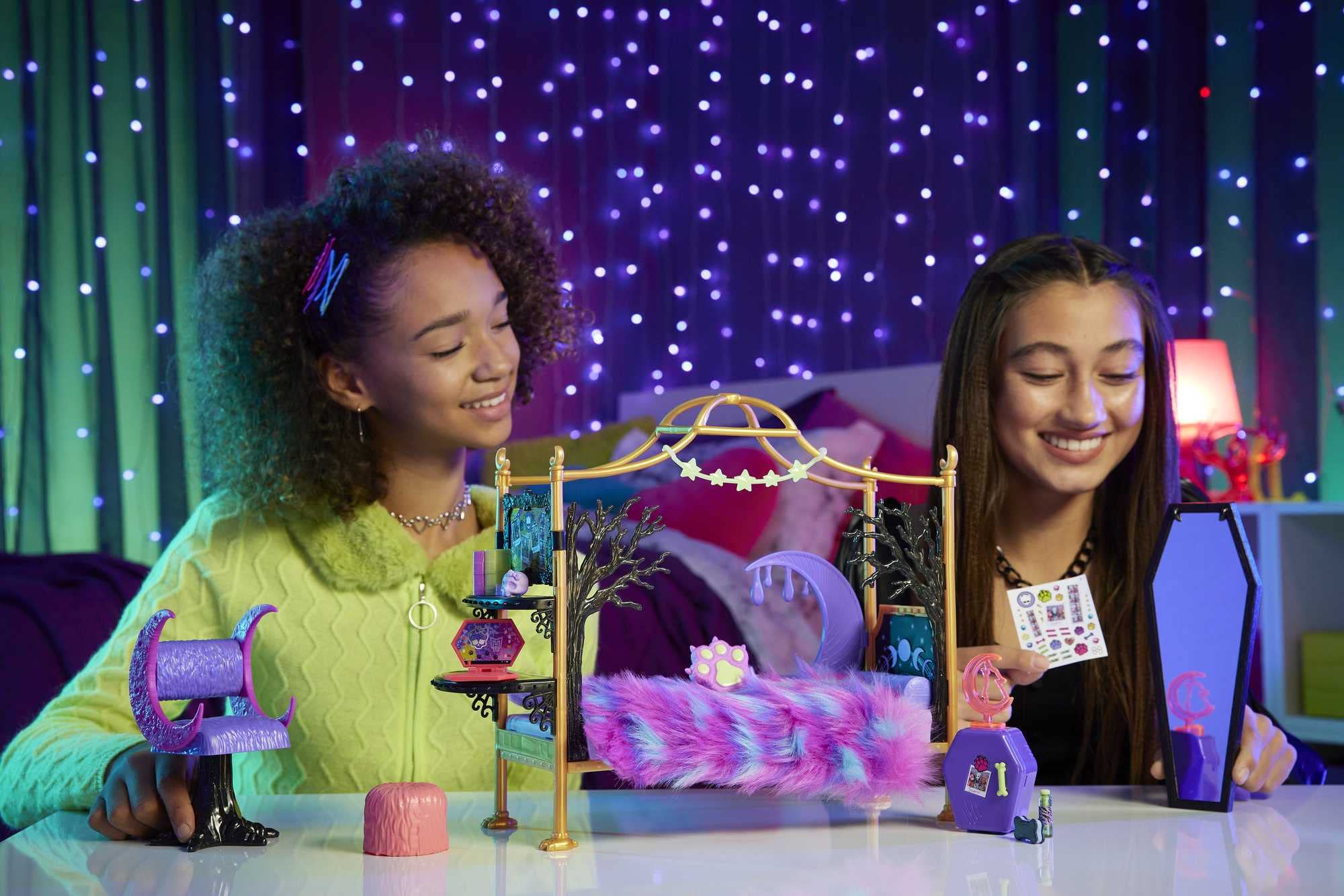 Foto 3 pulgar | Dormitorio Playset Monster High Clawdeen Wolf Con Muebles - Venta Internacional.