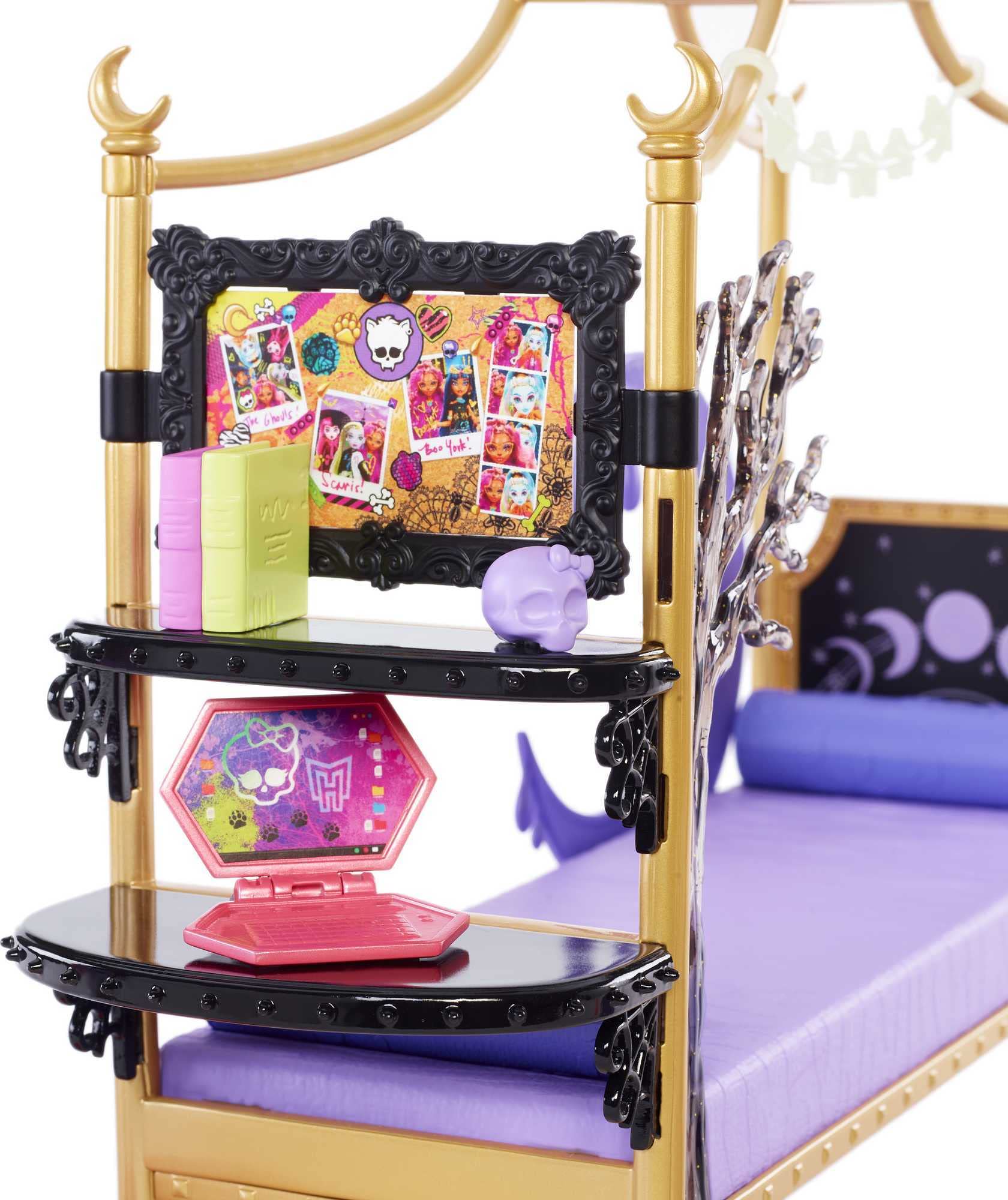 Foto 6 pulgar | Dormitorio Playset Monster High Clawdeen Wolf Con Muebles - Venta Internacional.