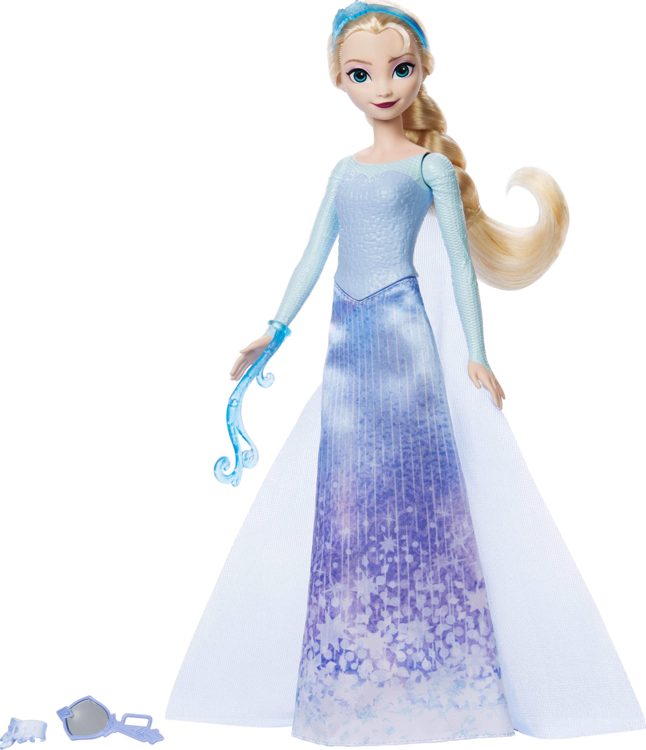 Foto 7 pulgar | Muñeca De Moda Mattel Disney Frozen Elsa Con 11 Sorpresas - Venta Internacional.