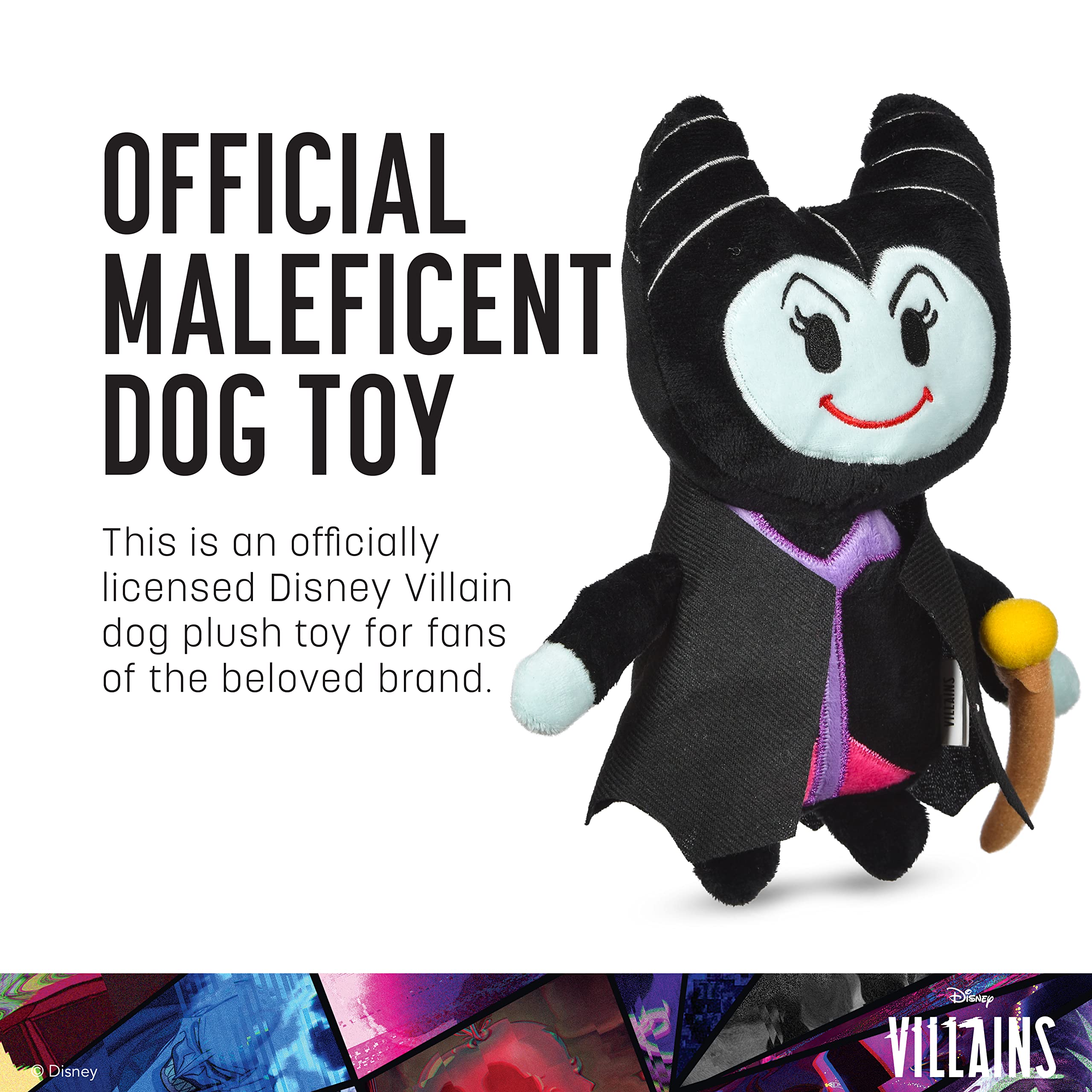 Foto 3 pulgar | Peluche Para Perros, Villanos De Disney, Maléfica, 23 Cm, Disney - Venta Internacional.