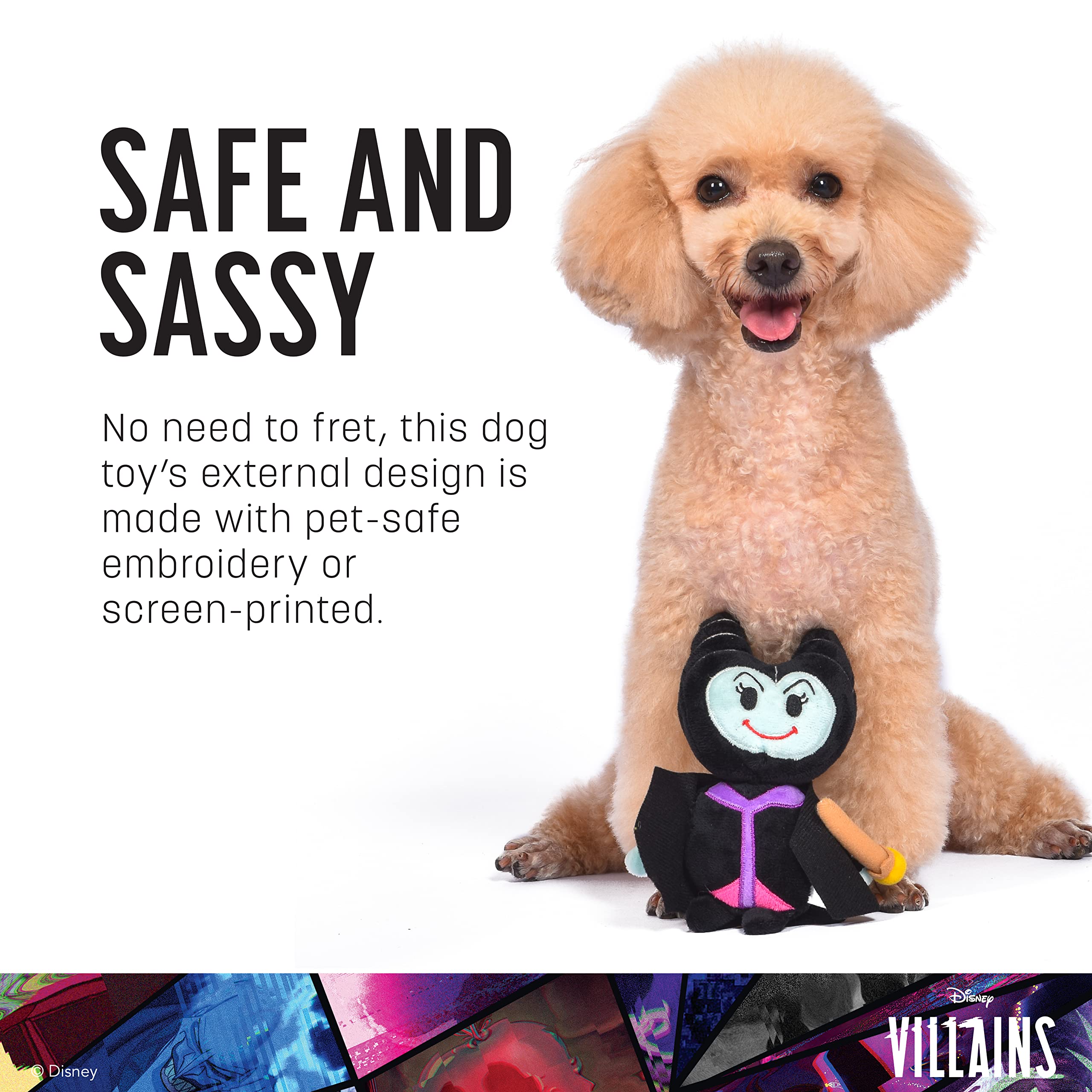 Foto 4 pulgar | Peluche Para Perros, Villanos De Disney, Maléfica, 23 Cm, Disney - Venta Internacional.
