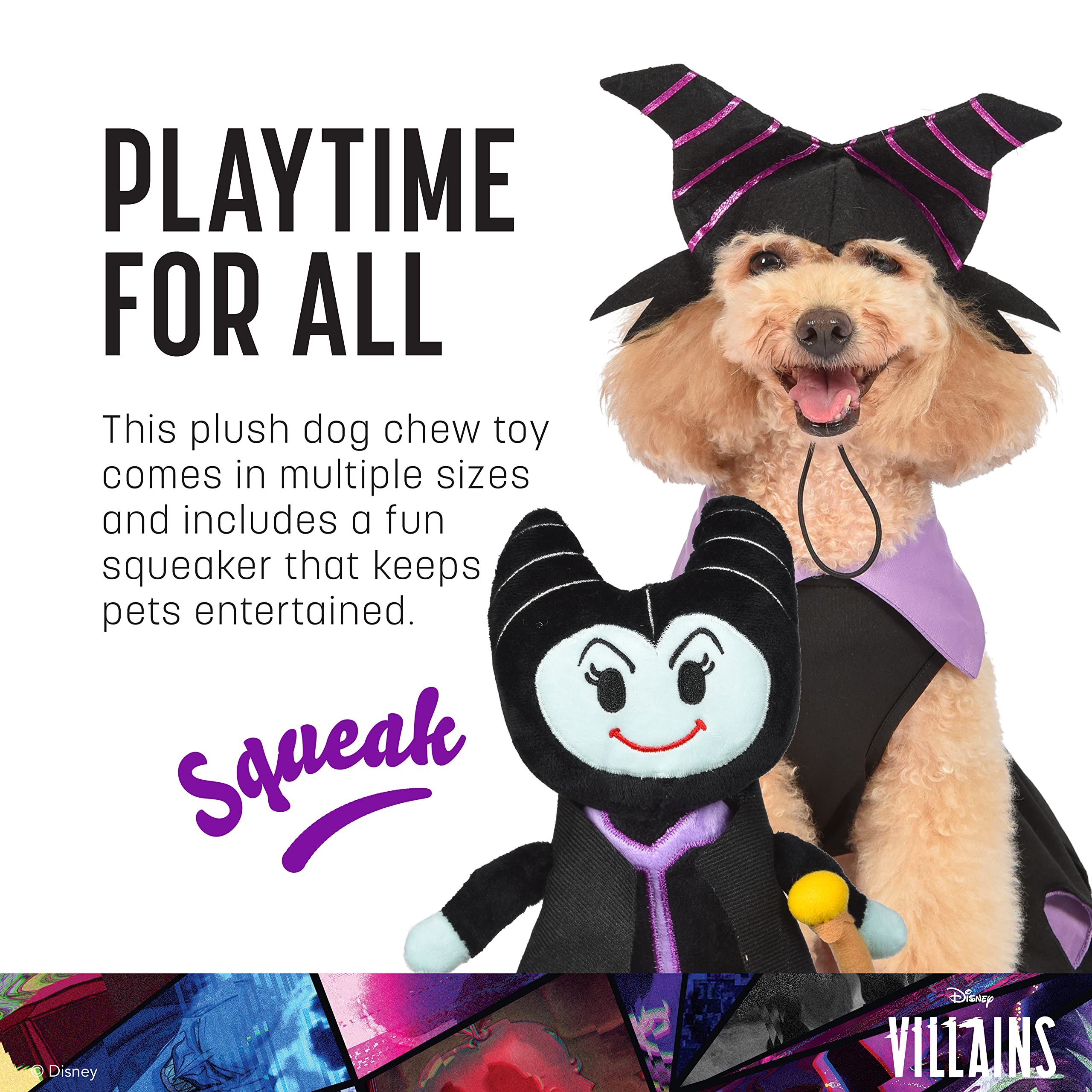 Foto 5 pulgar | Peluche Para Perros, Villanos De Disney, Maléfica, 23 Cm, Disney - Venta Internacional.