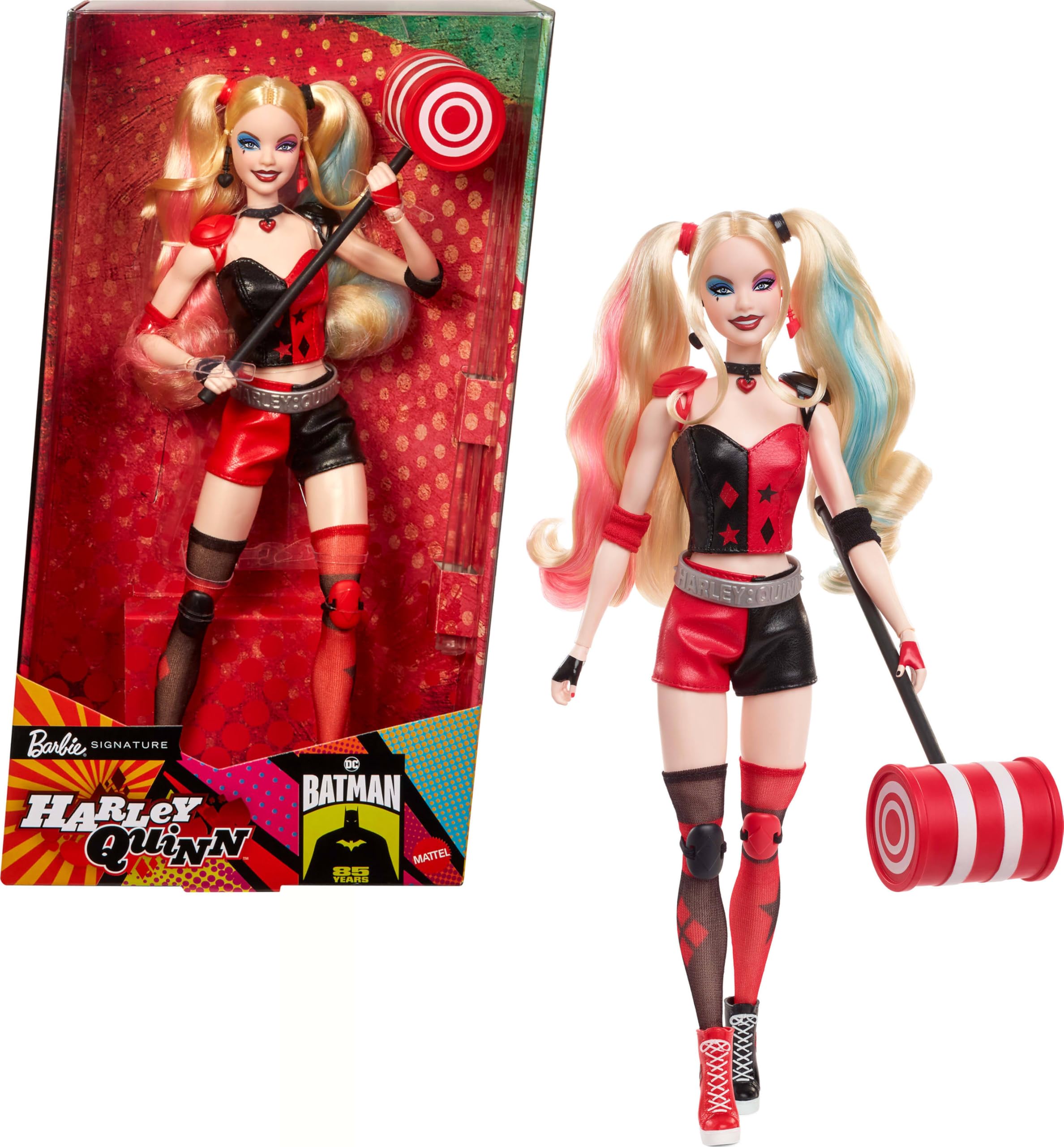 Muñeca De Coleccionista Barbie Signature Harley Quinn Con Mazo - Venta Internacional.
