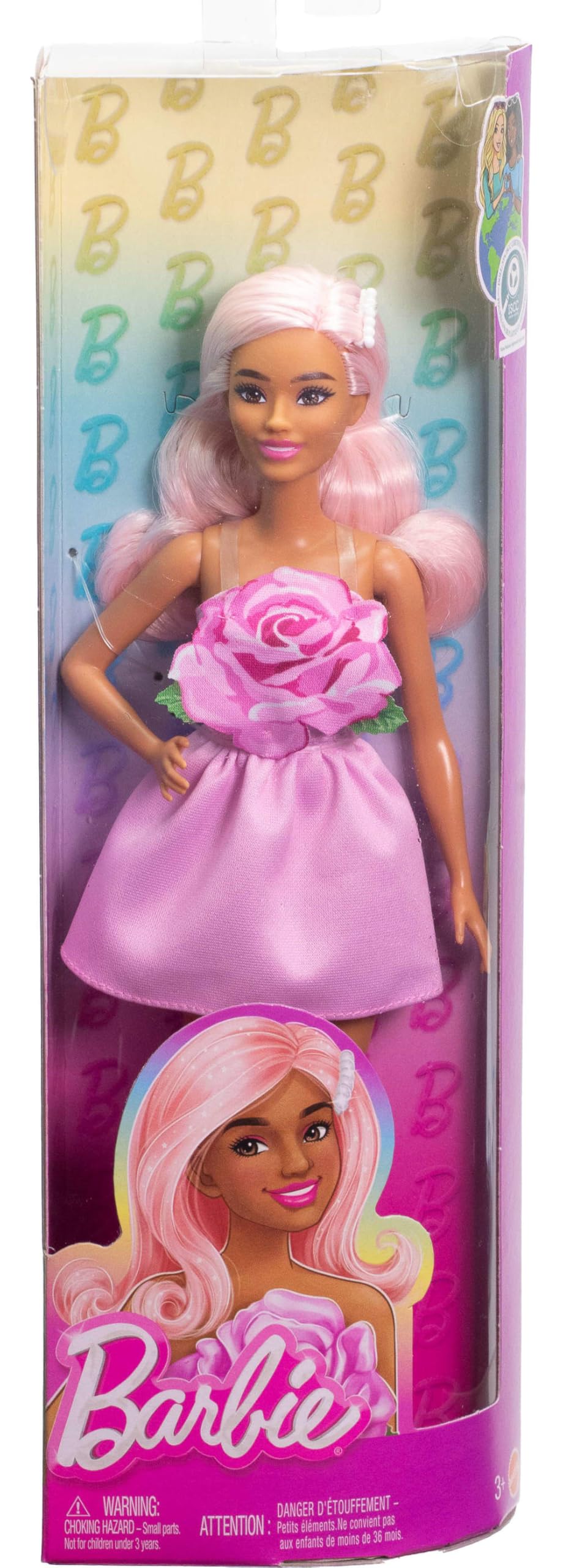 Foto 7 pulgar | Muñeca De Moda Barbie Fashionistas #238 Con Pelo Rosa Pastel - Venta Internacional.