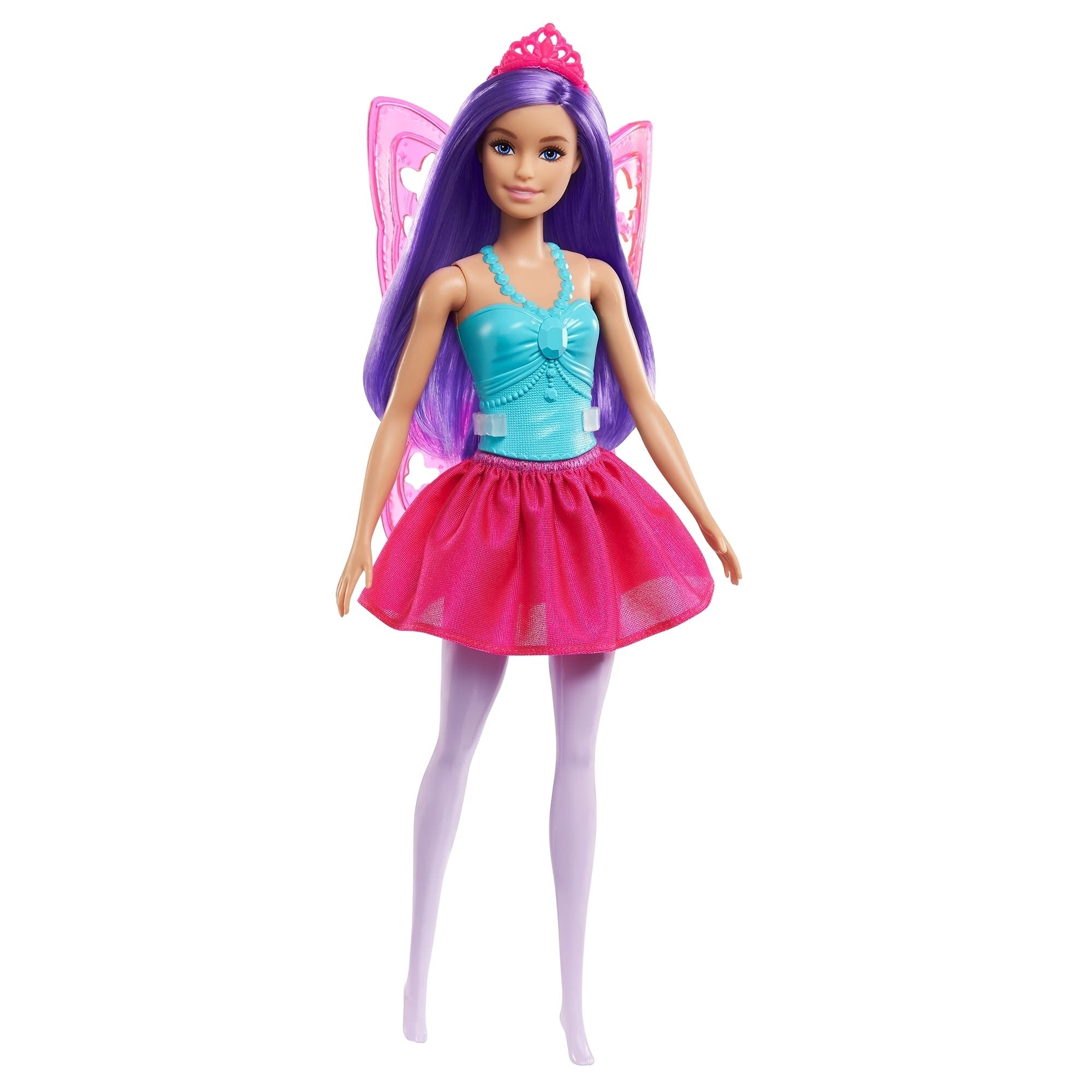 Muñeca Barbie Fairy Ballerina Con Pelo Morado De 12 Pulgadas Con Accesorios - Venta Internacional.