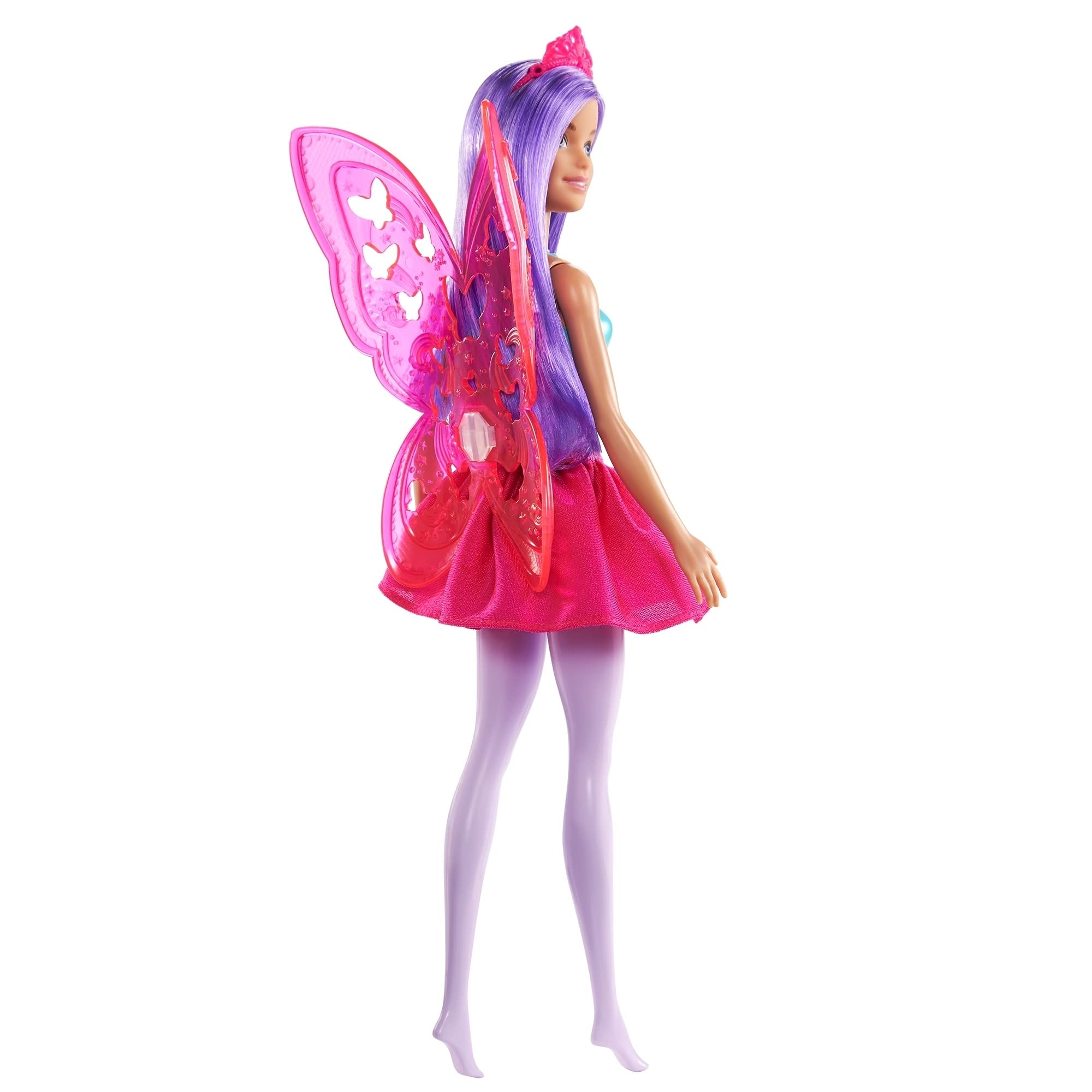 Foto 4 pulgar | Muñeca Barbie Fairy Ballerina Con Pelo Morado De 12 Pulgadas Con Accesorios - Venta Internacional.