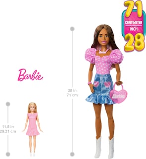 Foto 2 | Muñeca Moderna Barbie De 28 Pulgadas Con Ropa Y Accesorios Extraíbles - Venta Internacional.