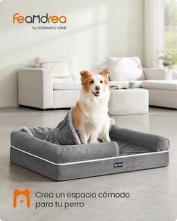 Foto 2 | Cama Ortopédica Para Perros Feandrea, Funda Extraíble Y Lavable