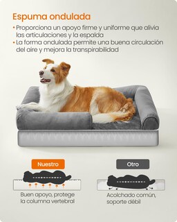 Foto 3 | Cama Ortopédica Para Perros Feandrea, Funda Extraíble Y Lavable