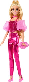 Foto 1 | Disfraz De Muñeca A La Moda De Barbie Deluxe Style #5 En Color Rosa Metalizado - Venta Internacional.