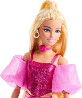 Foto 3 | Disfraz De Muñeca A La Moda De Barbie Deluxe Style #5 En Color Rosa Metalizado - Venta Internacional.