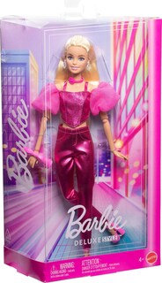Foto 6 | Disfraz De Muñeca A La Moda De Barbie Deluxe Style #5 En Color Rosa Metalizado - Venta Internacional.