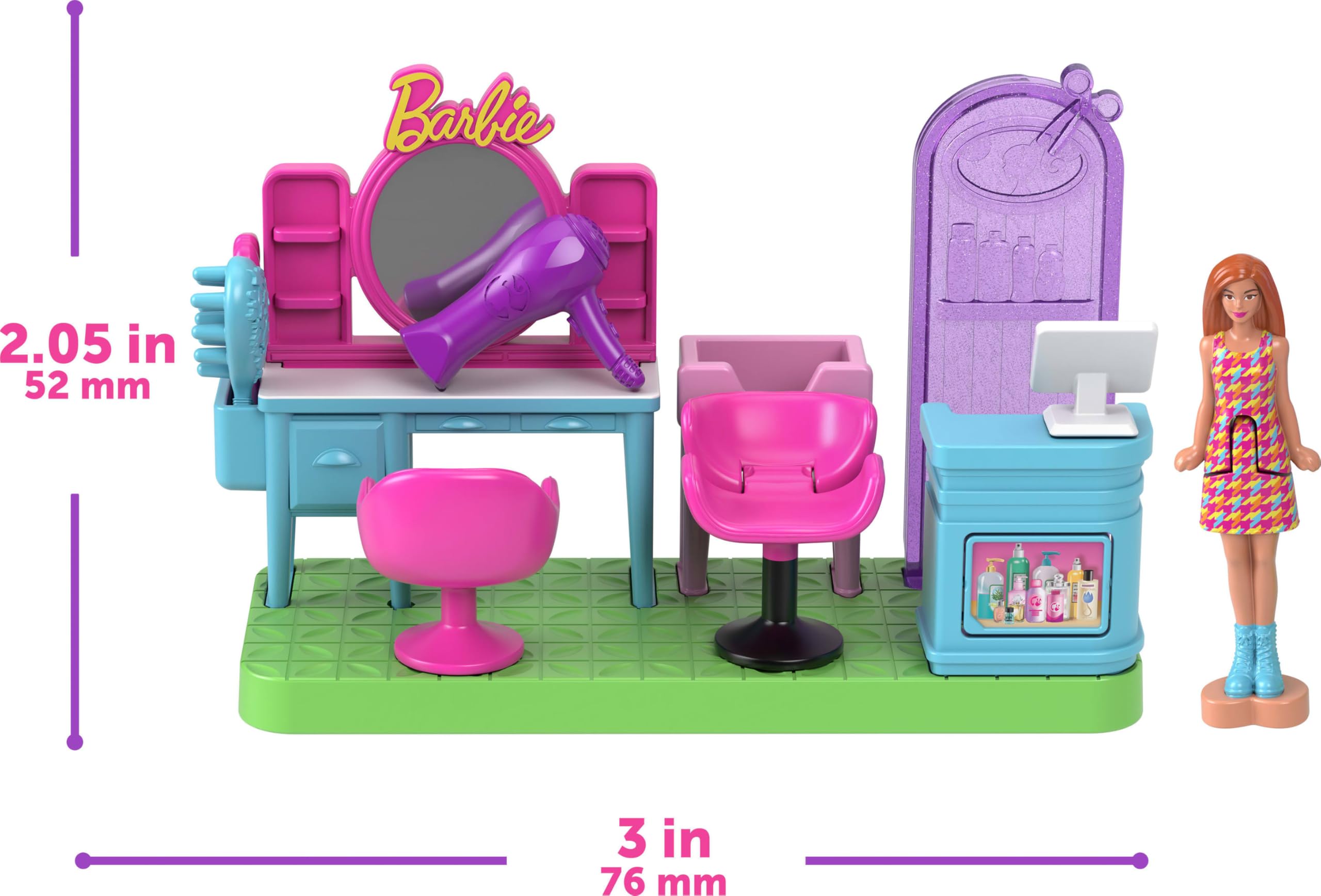 Foto 5 pulgar | Set De Juego Barbie Mini Land Dreamhouse Con 4 Muñecas Y 3 Sets De Juego - Venta Internacional.