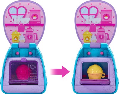 Foto 5 | Muñeca Chelsea De Playset Para Familiares Y Amigos Para Hornear Magdalenas - Venta Internacional.