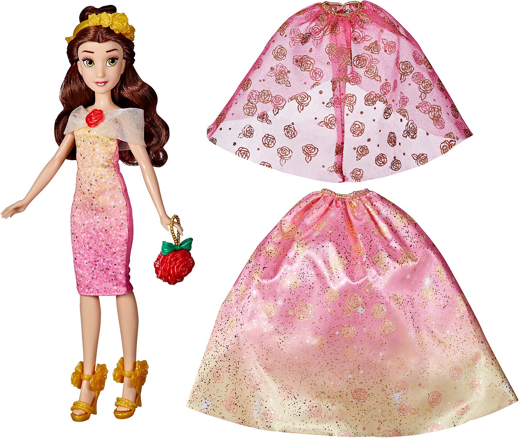 Foto 5 pulgar | Muñeca Moderna De Disney Princess Life Belle Con 10 Atuendos - Venta Internacional.
