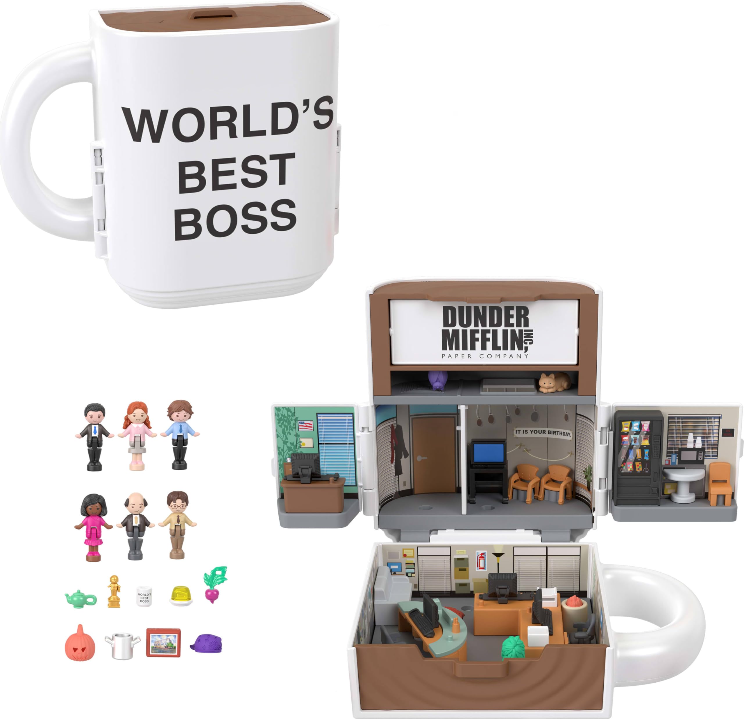 Polly Pocket X The Office + 6 Muñecas - Venta Internacional