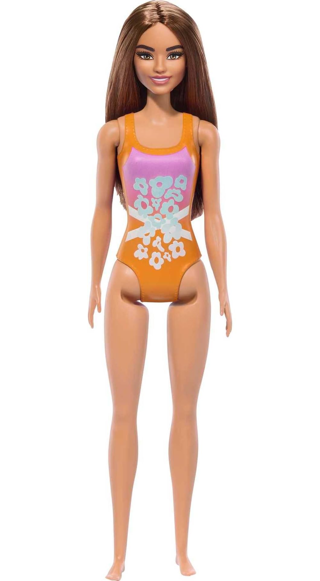 Foto 4 | Muñeca De Playa Barbie Fashion & Beauty Con Traje De Baño Naranja - Venta Internacional.