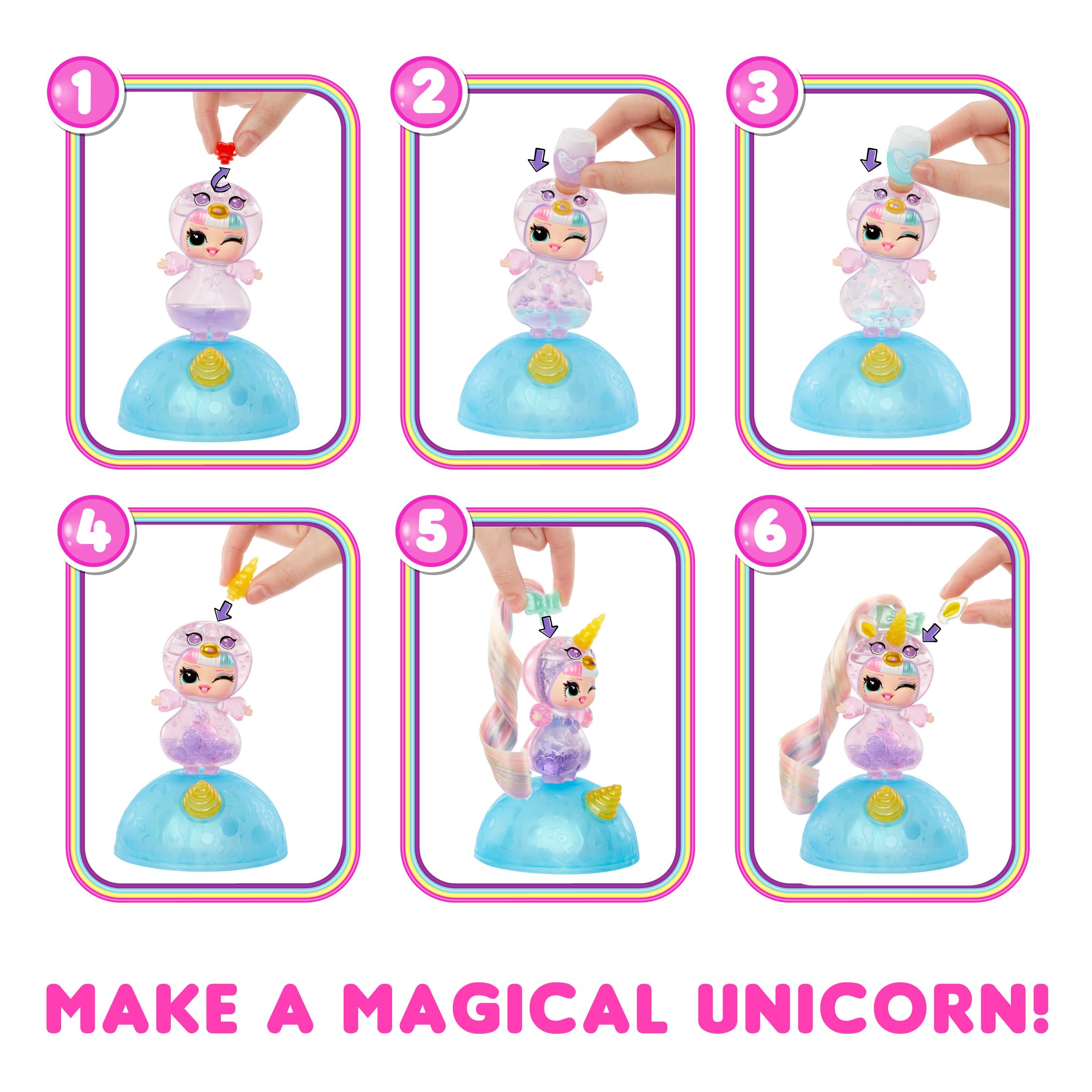 Foto 3 pulgar | ¡crea Tu Propia Muñeca Unicornio L.o.l. Surprise! ¡unicornios! ¡tots! - Venta Internacional.
