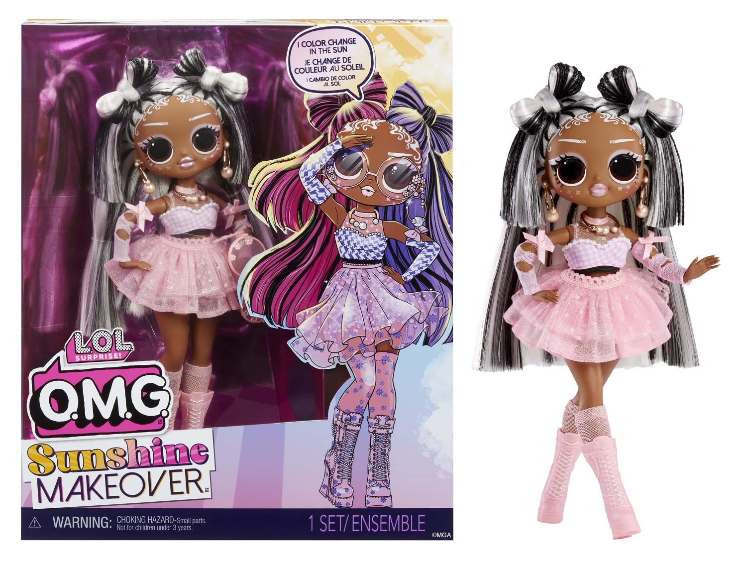 Muñeca De Moda L.o.l. ¡sorpresa! Dios Mío, Sunshine Con Cabello Que Cambia De Color - Venta Internacional.