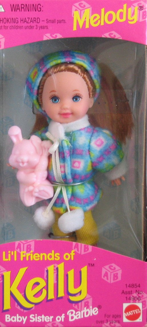 Muñeca Barbie Lil Friends Of Kelly Melody 1995 Con Accesorios - Venta Internacional.
