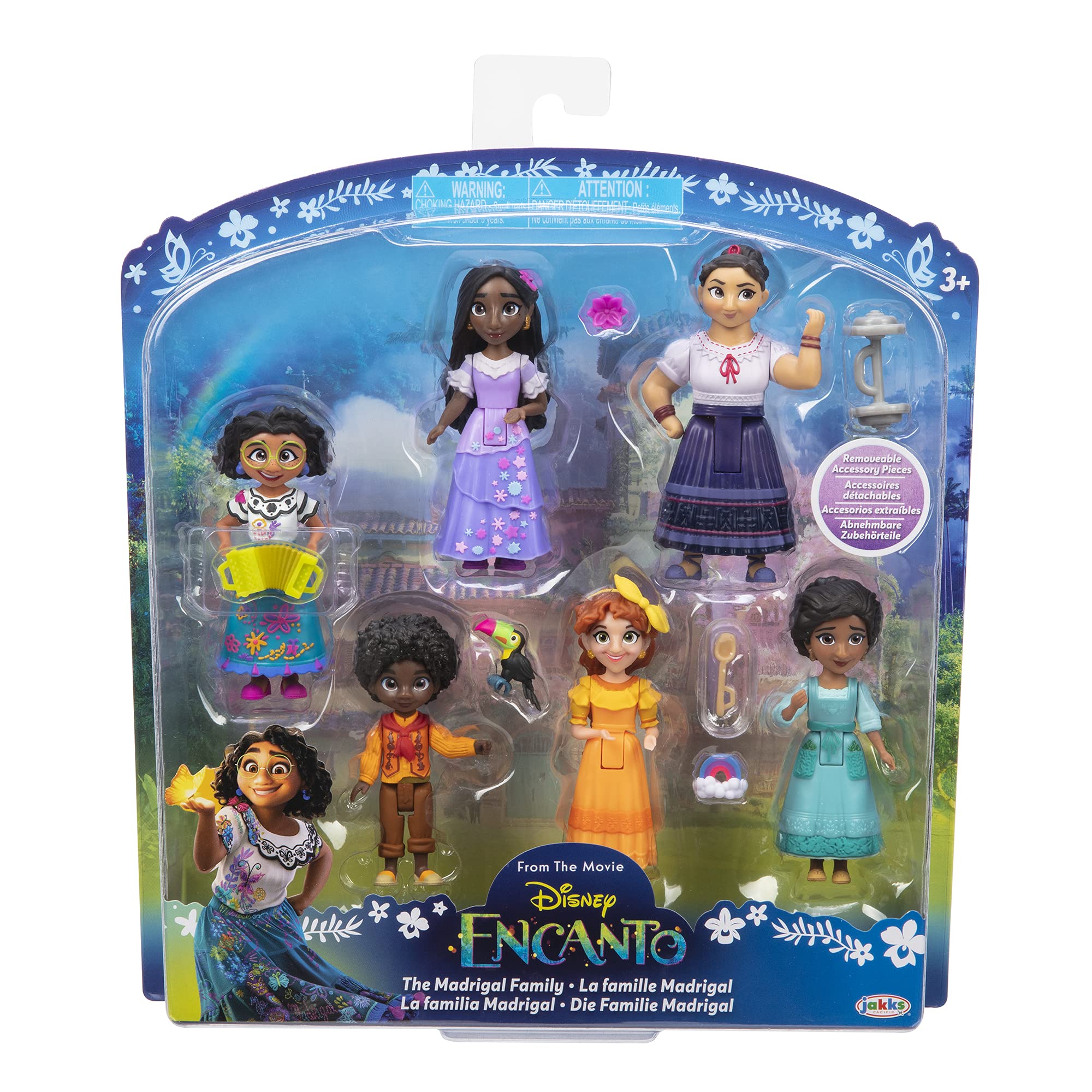 Foto 6 | Juego De 6 Figuras De Muñecas Disney Encanto The Madrigal Family - Venta Internacional.