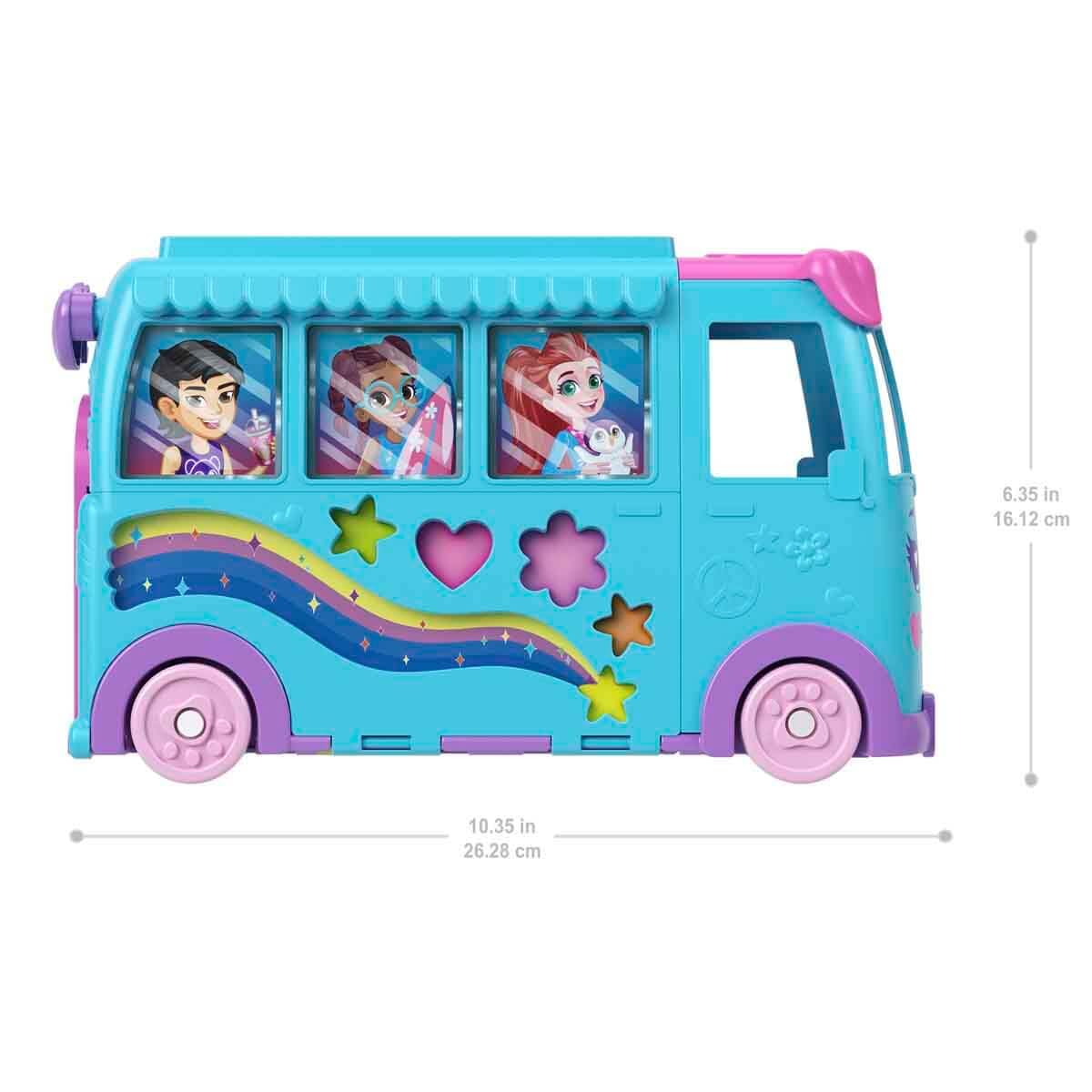 Foto 4 pulgar | Micromuñecas Polly Pocket De Playset Con Autocaravana Transforming - Venta Internacional.