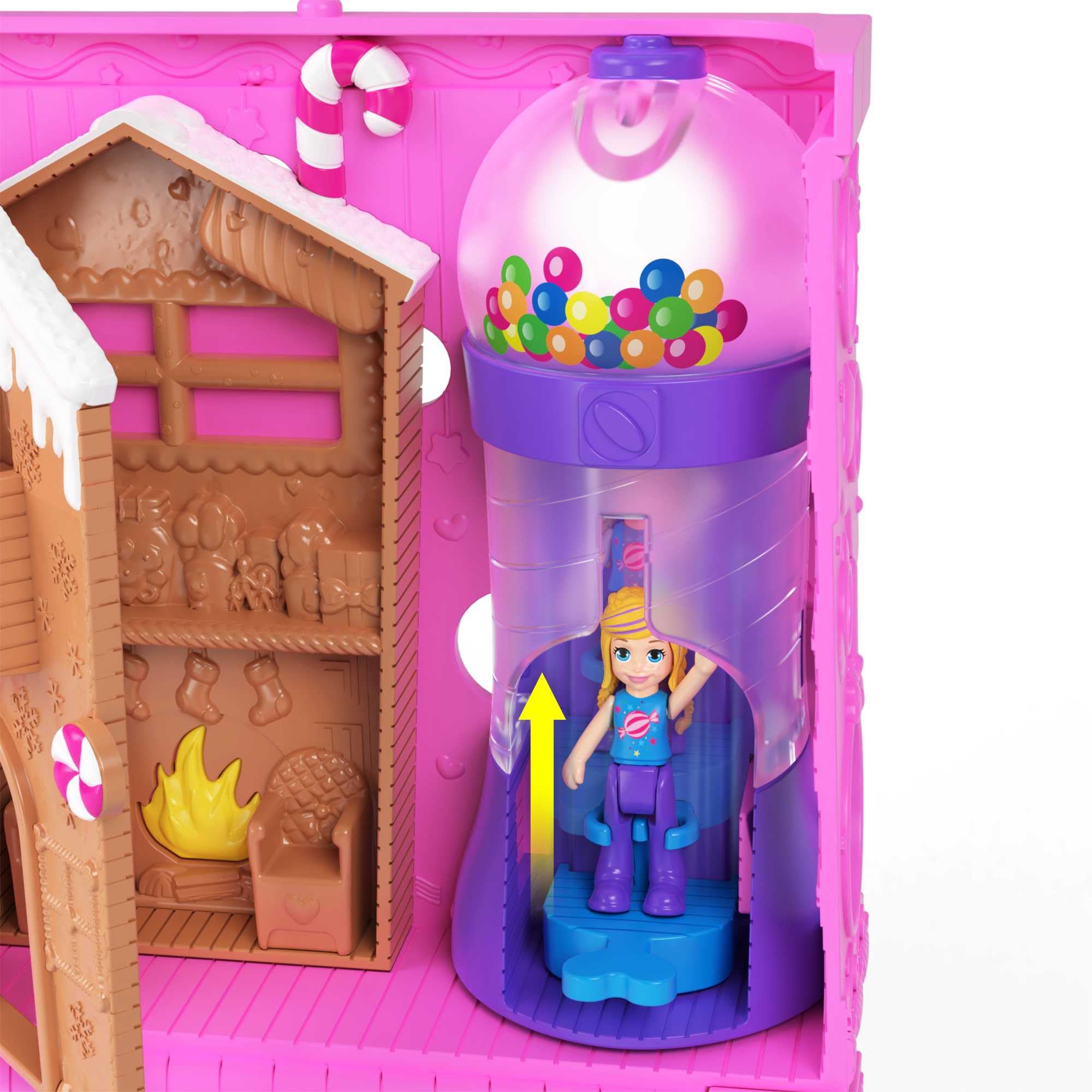 Foto 4 pulgar | Set De Juego Polly Pocket Pollyville Sweet Store Con 2 Micromuñecas - Venta Internacional.