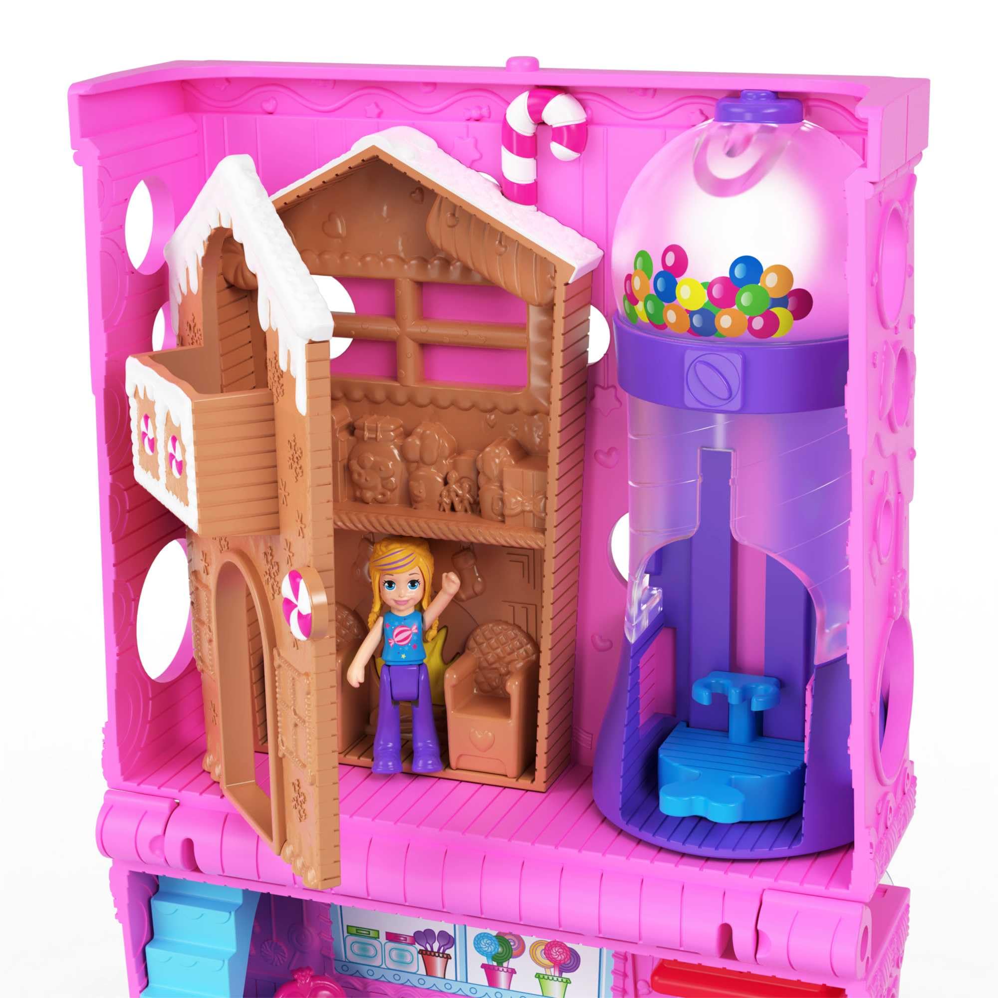 Foto 5 pulgar | Set De Juego Polly Pocket Pollyville Sweet Store Con 2 Micromuñecas - Venta Internacional.