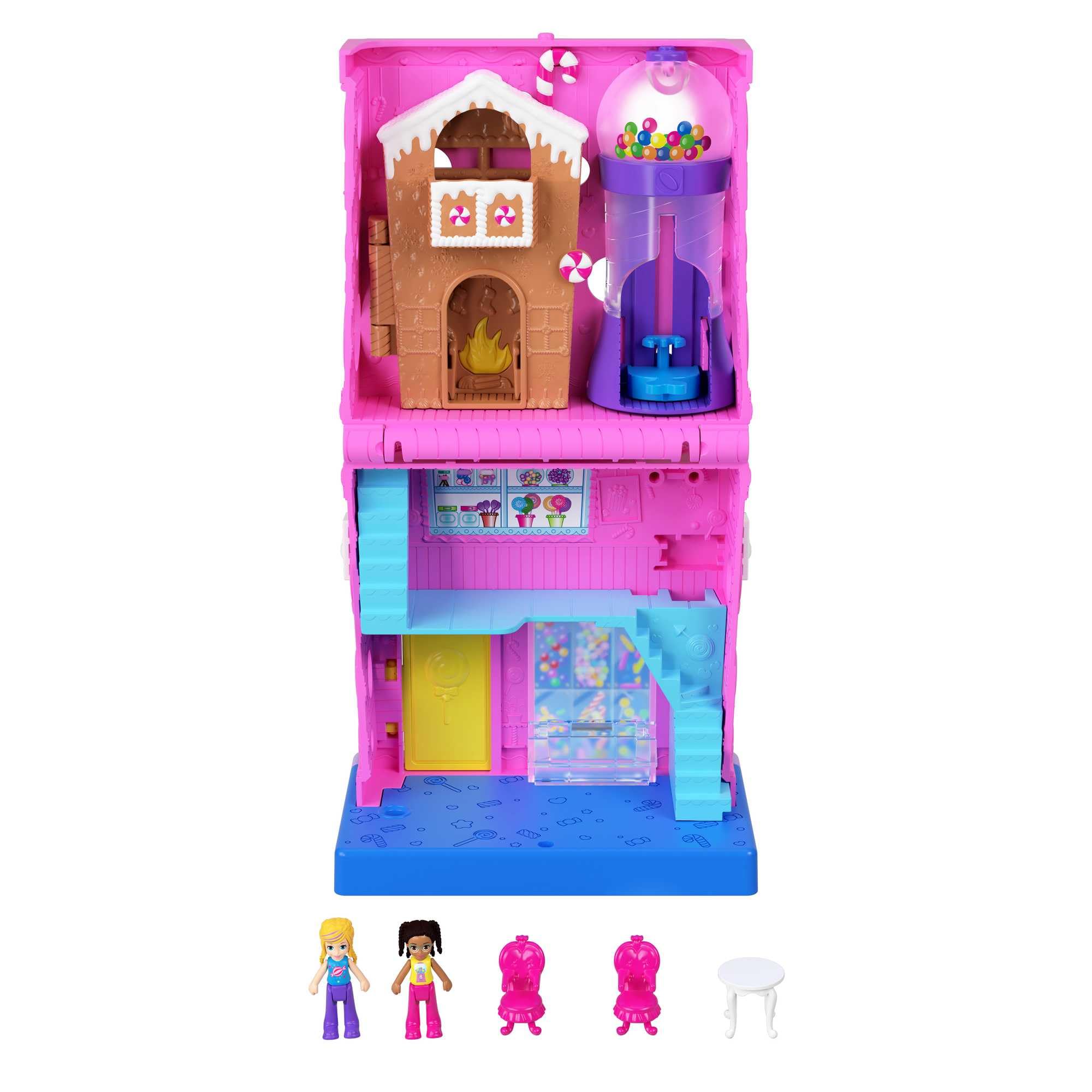 Foto 6 pulgar | Set De Juego Polly Pocket Pollyville Sweet Store Con 2 Micromuñecas - Venta Internacional.
