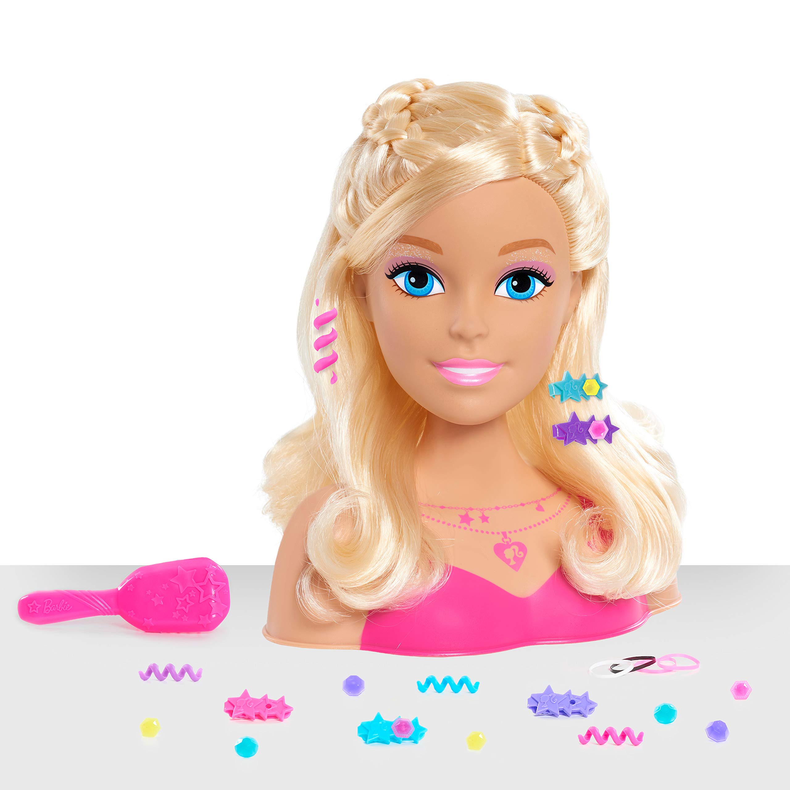 Cabezal De Peluquería Barbie Fashionistas, 20 Piezas, Rubio, 8 Pulgadas - Venta Internacional.