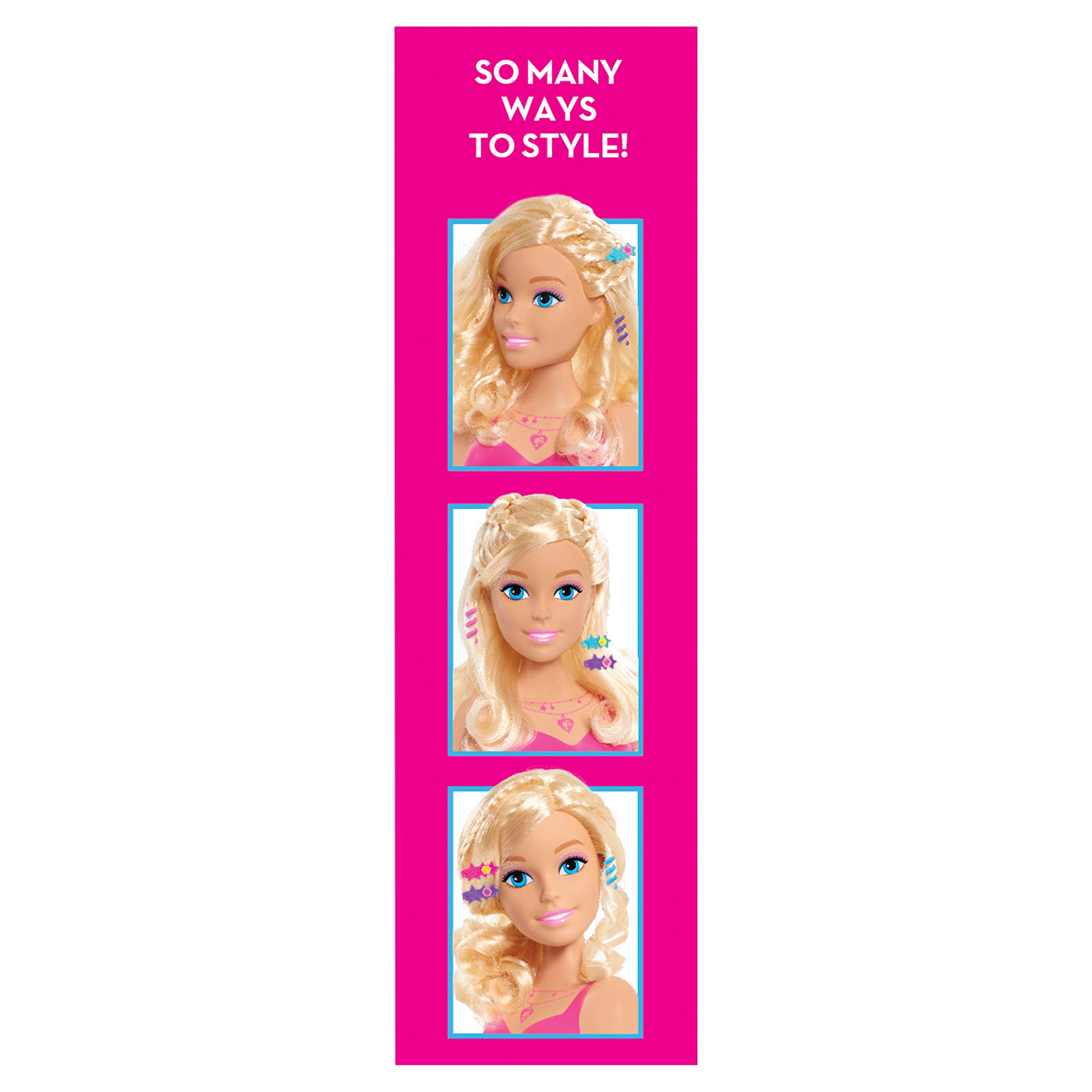 Foto 7 pulgar | Cabezal De Peluquería Barbie Fashionistas, 20 Piezas, Rubio, 8 Pulgadas - Venta Internacional.