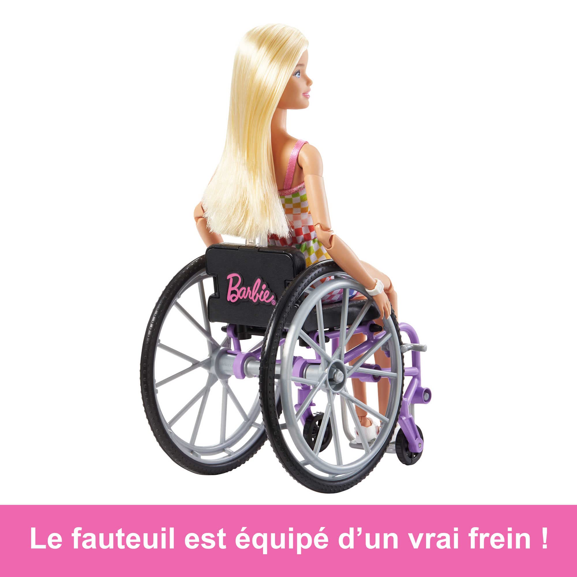 Foto 5 pulgar | Muñeca De Moda Barbie Fashionistas #194 Con Silla De Ruedas Y Rampa - Venta Internacional.