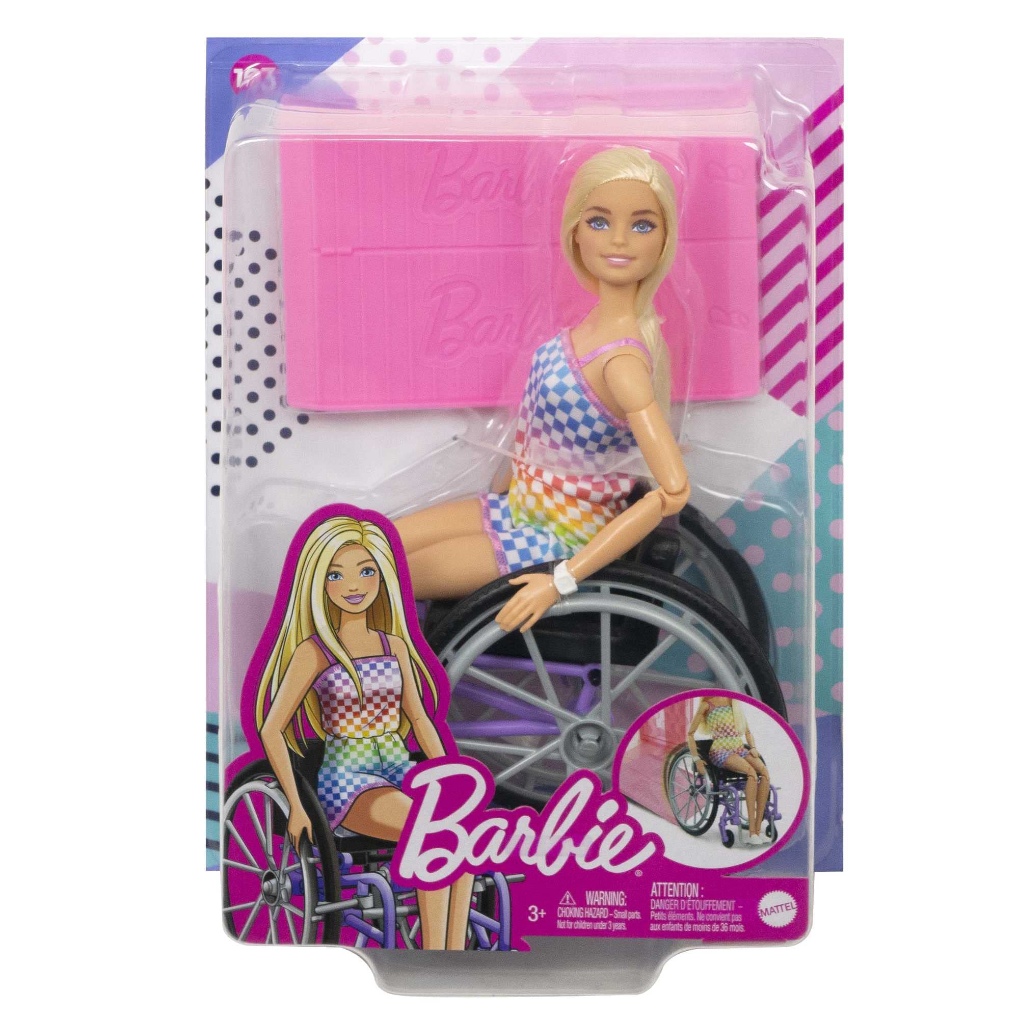 Foto 7 pulgar | Muñeca De Moda Barbie Fashionistas #194 Con Silla De Ruedas Y Rampa - Venta Internacional.