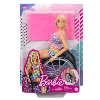 Foto 6 | Muñeca De Moda Barbie Fashionistas #194 Con Silla De Ruedas Y Rampa - Venta Internacional.