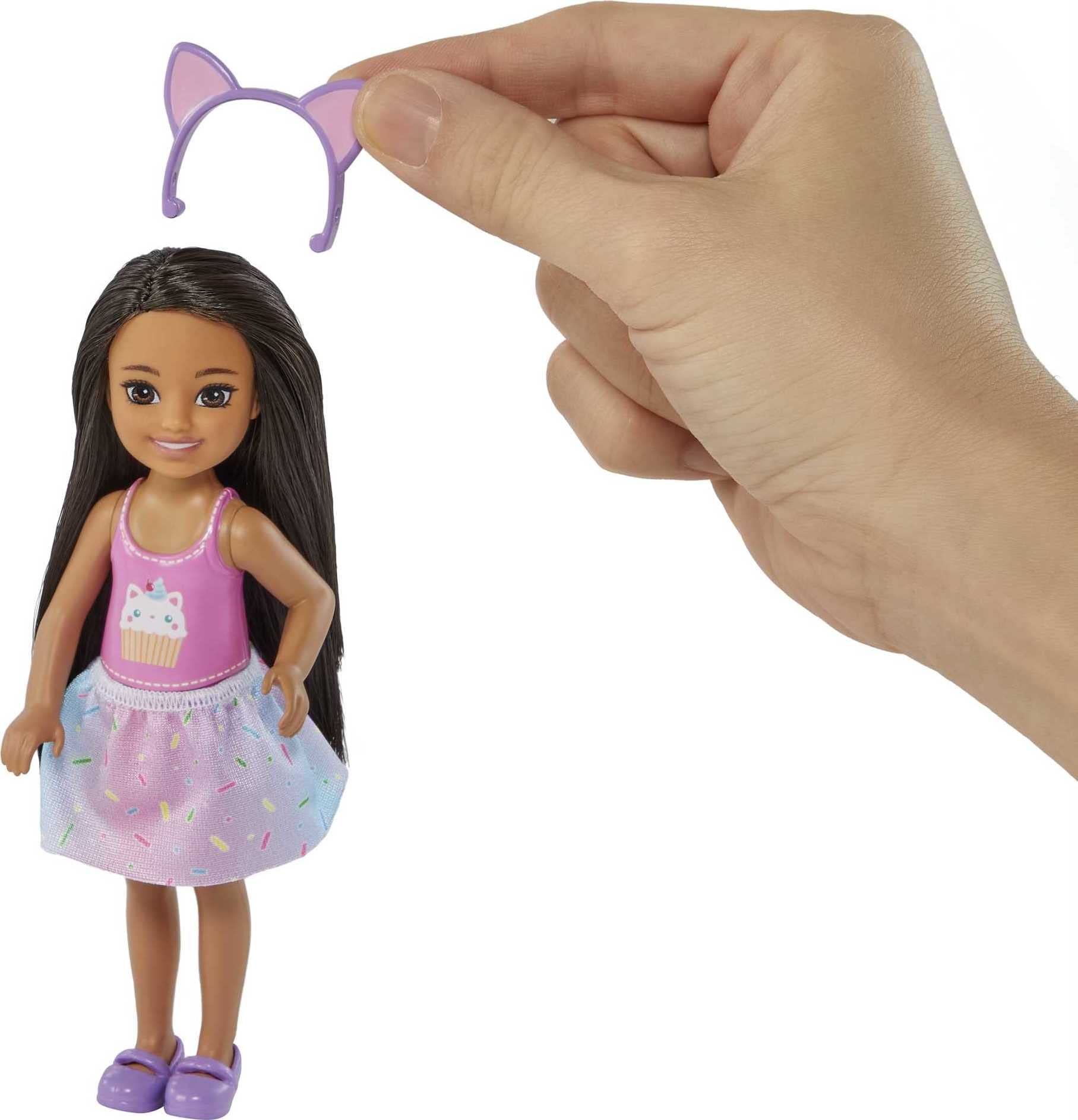 Foto 2 | Muñeca Barbie Chelsea Brunette Con Conejito Para Mascotas Y Accesorios - Venta Internacional.