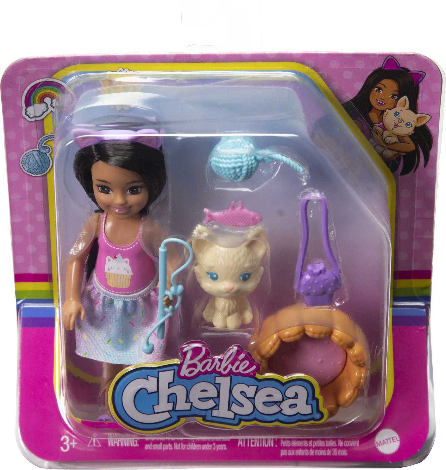 Foto 8 pulgar | Muñeca Barbie Chelsea Brunette Con Conejito Para Mascotas Y Accesorios - Venta Internacional.