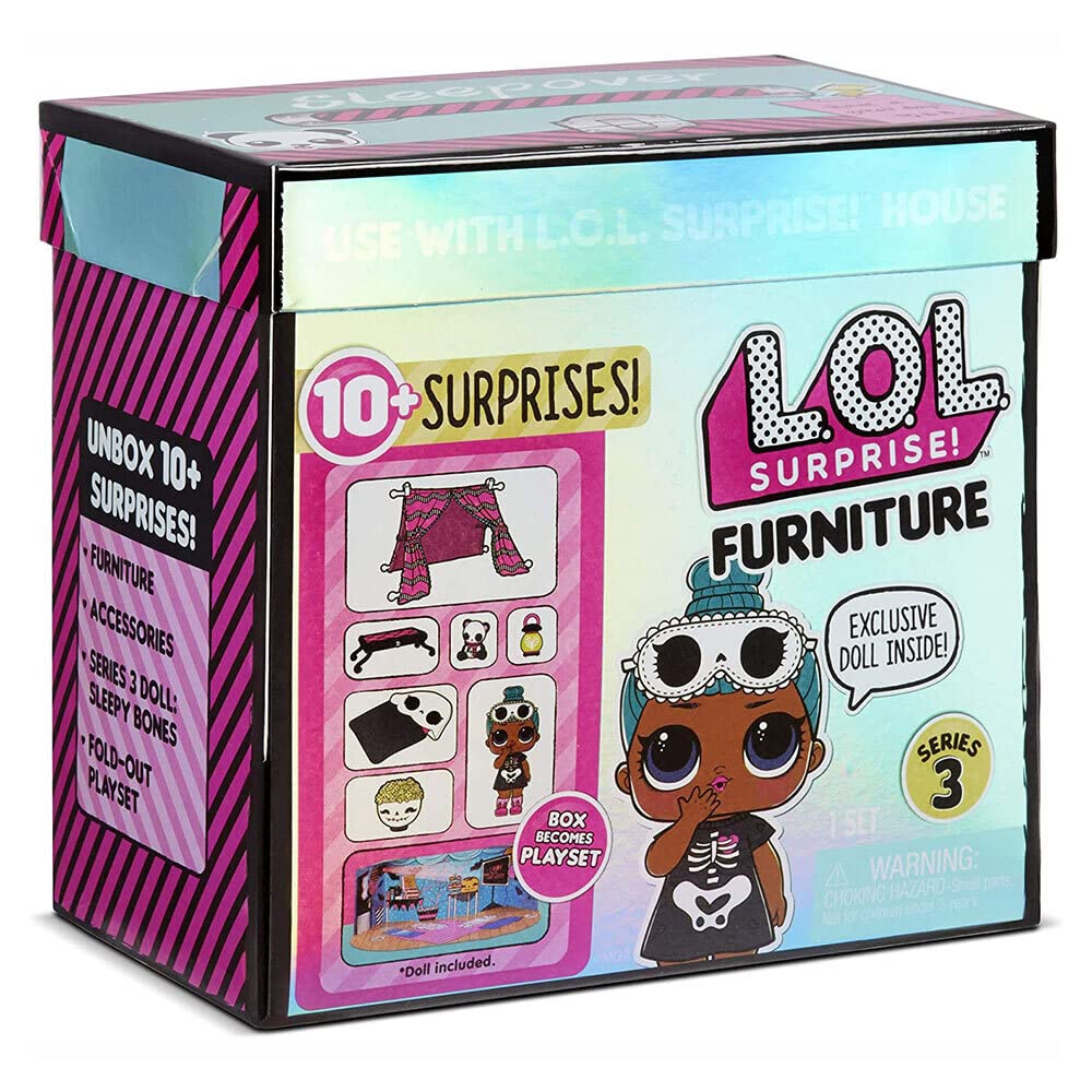 Foto 1 | Muebles L.o.l. ¡sorpresa! Una Fiesta De Pijamas Con Sleepy Bones Y Más De 10 Sorpresas - Venta Internacional.