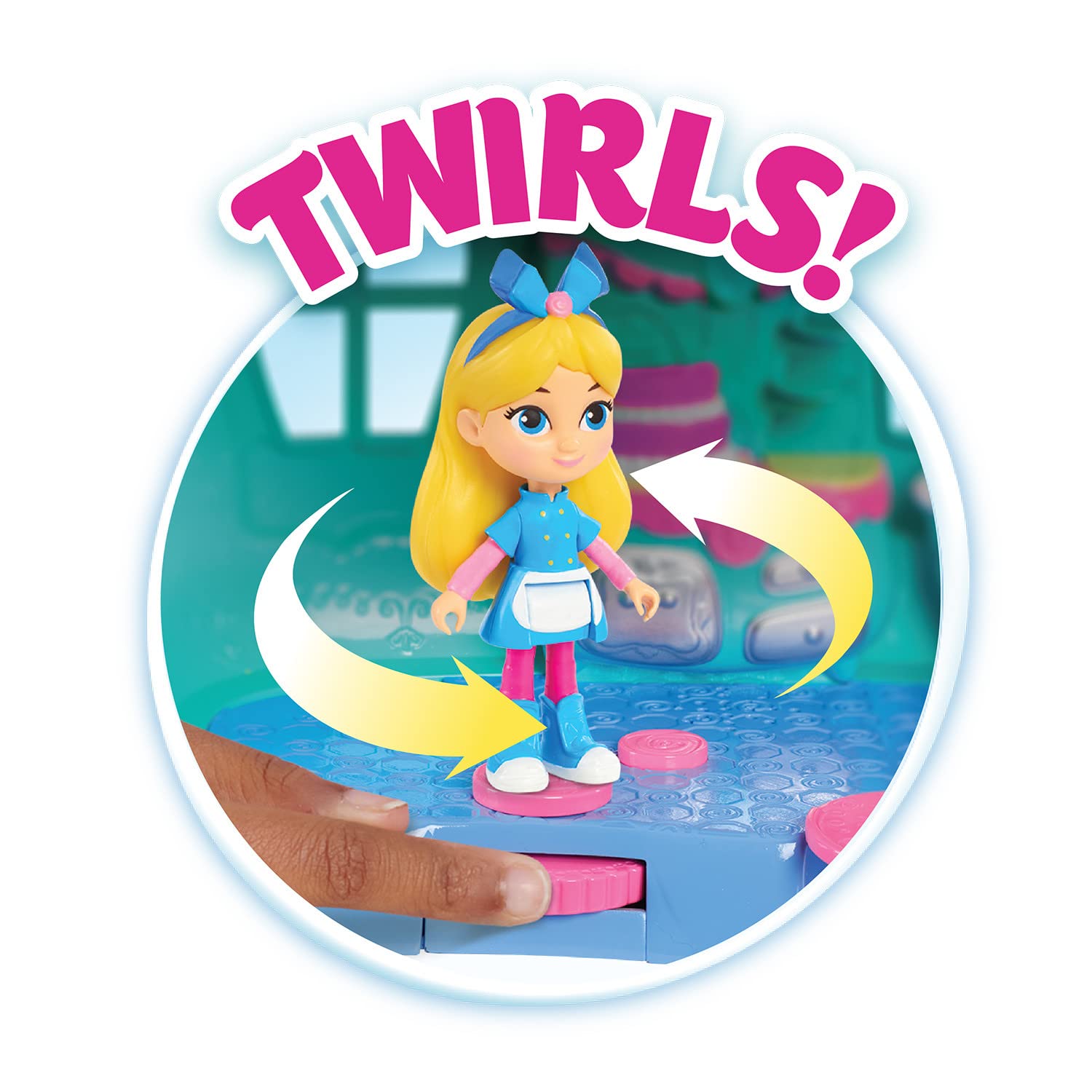 Foto 4 pulgar | Set De Juego Just Play Disney Junior Alice's Wonderland Bakery, 15 Piezas - Venta Internacional.