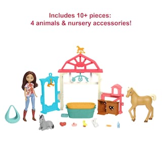 Foto 5 | Set Mattel Spirit Lucky's Foal Nursery Con Lucky Doll - Venta Internacional.