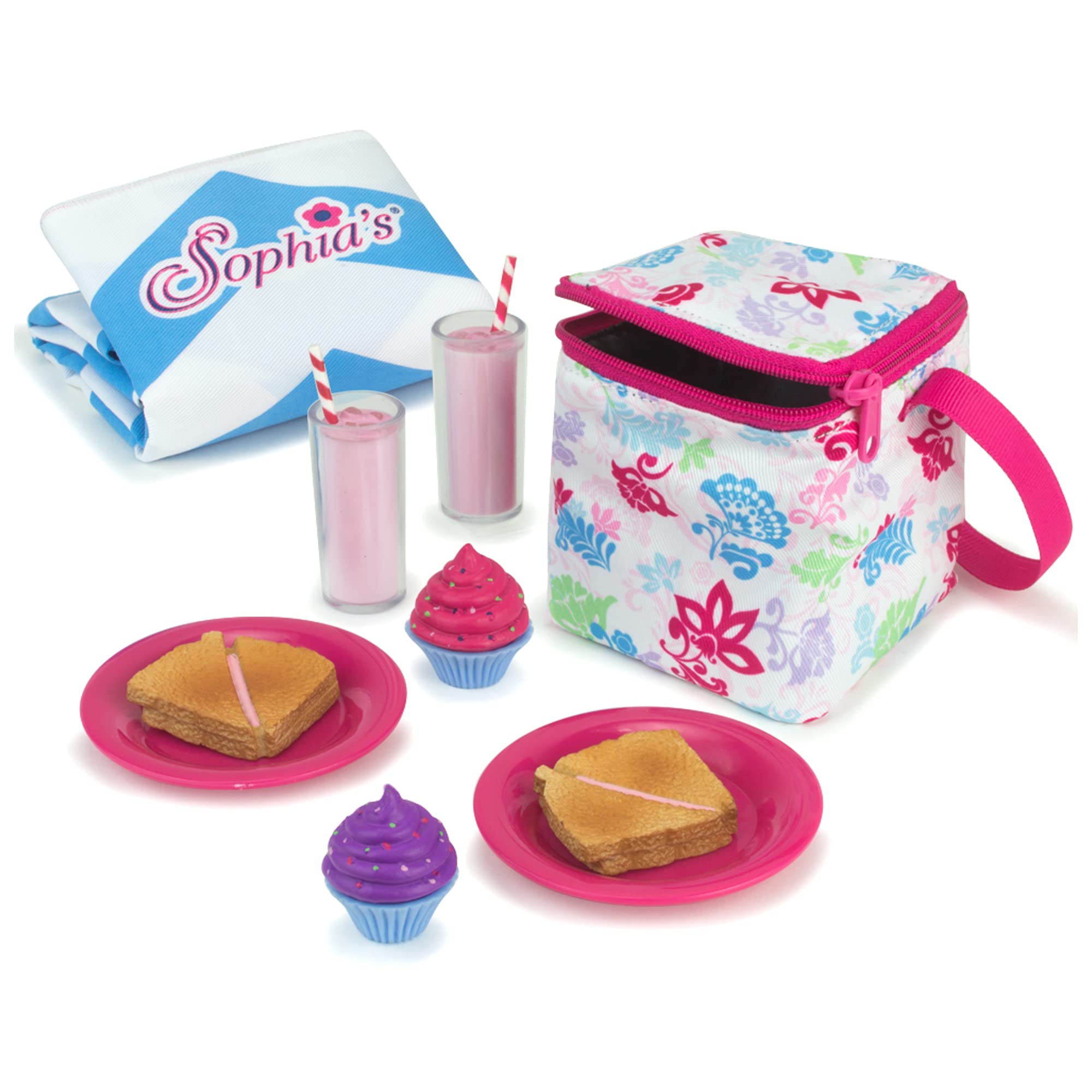 Foto 1 | Set De Accesorios Para Almuerzos Y Pícnic Sophia's Para 18 Muñecas - Venta Internacional.