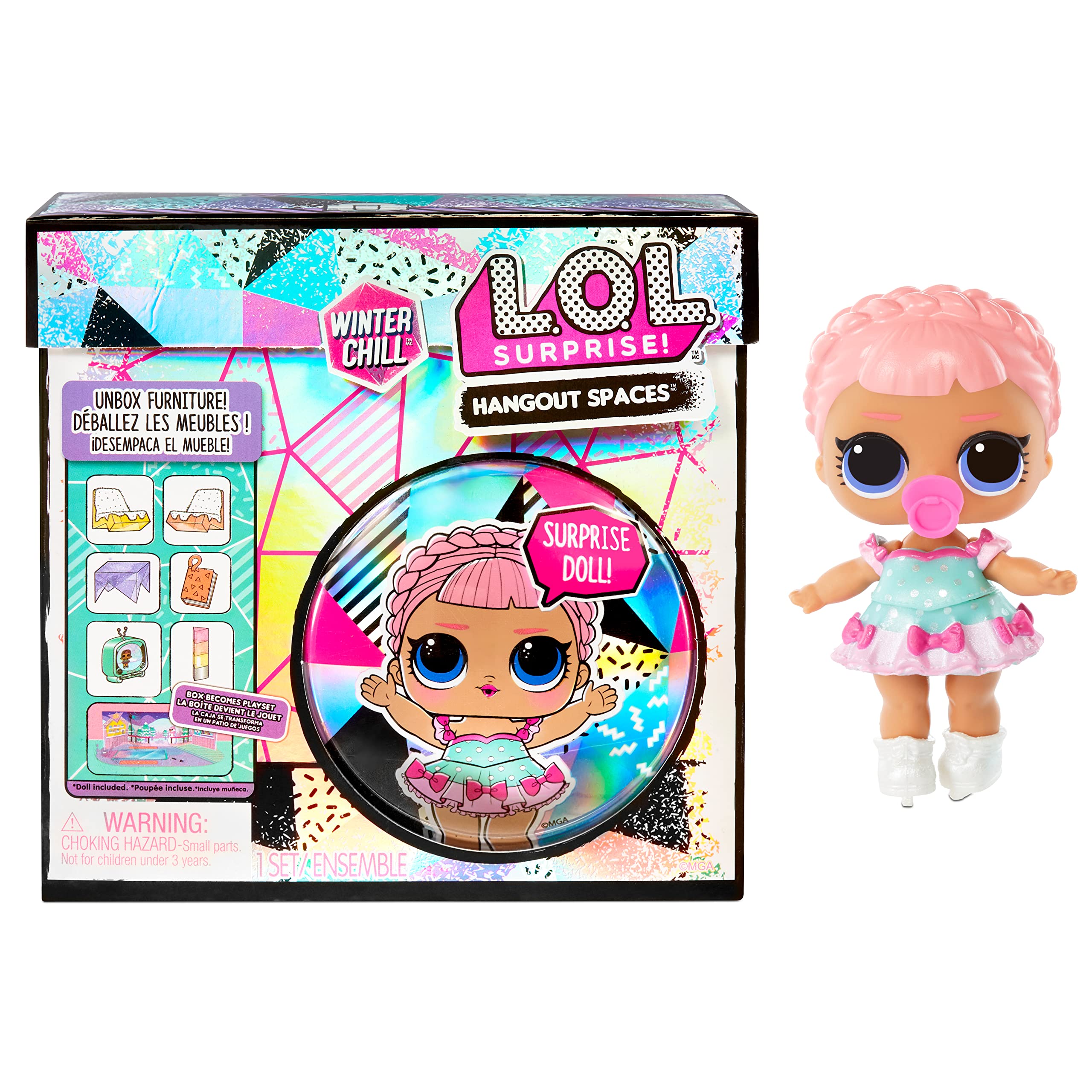 Foto 2 pulgar | Furniture Playset L.o.l. ¡sorpresa! Winter Chill Con Ice Sk8er - Venta Internacional.