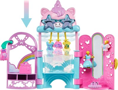 Foto 2 | Playset Polly Pocket Glam It Up Style Studio Con 2 Muñecas - Venta Internacional.