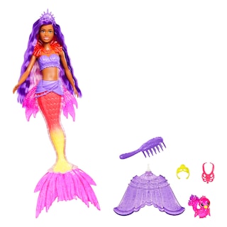 Foto 3 | Set De Muñecas Barbie Mermaid Power Con Barbie Brooklyn Y Phoenix Pet - Venta Internacional.
