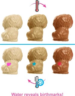Foto 4 | Cachorros Recién Nacidos De Barbie Doll & Pets Con Muñeca Rubia Y Accesorios - Venta Internacional.
