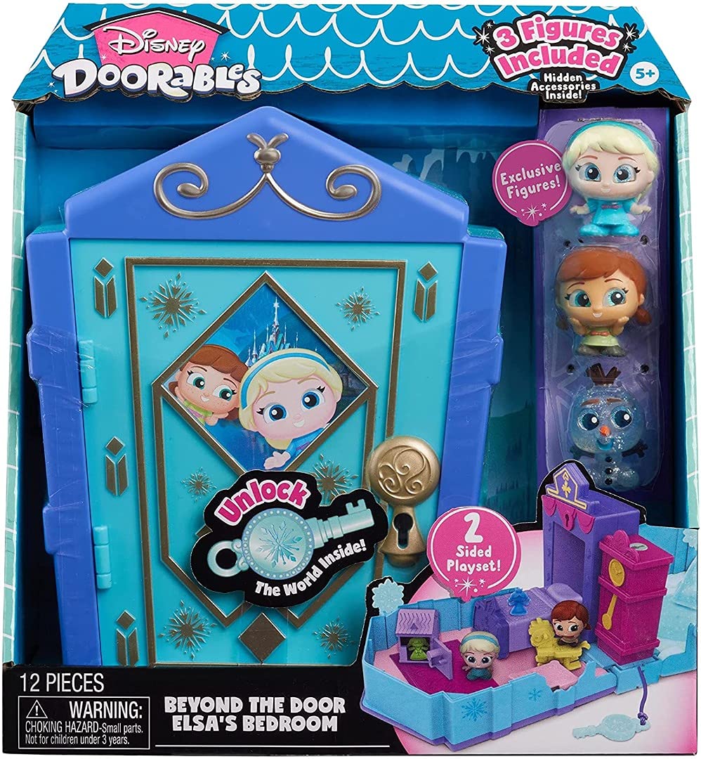 Foto 2 pulgar | Playset Disney Doorables Más Allá De La Puerta La Habitación De Elsa - Venta Internacional.